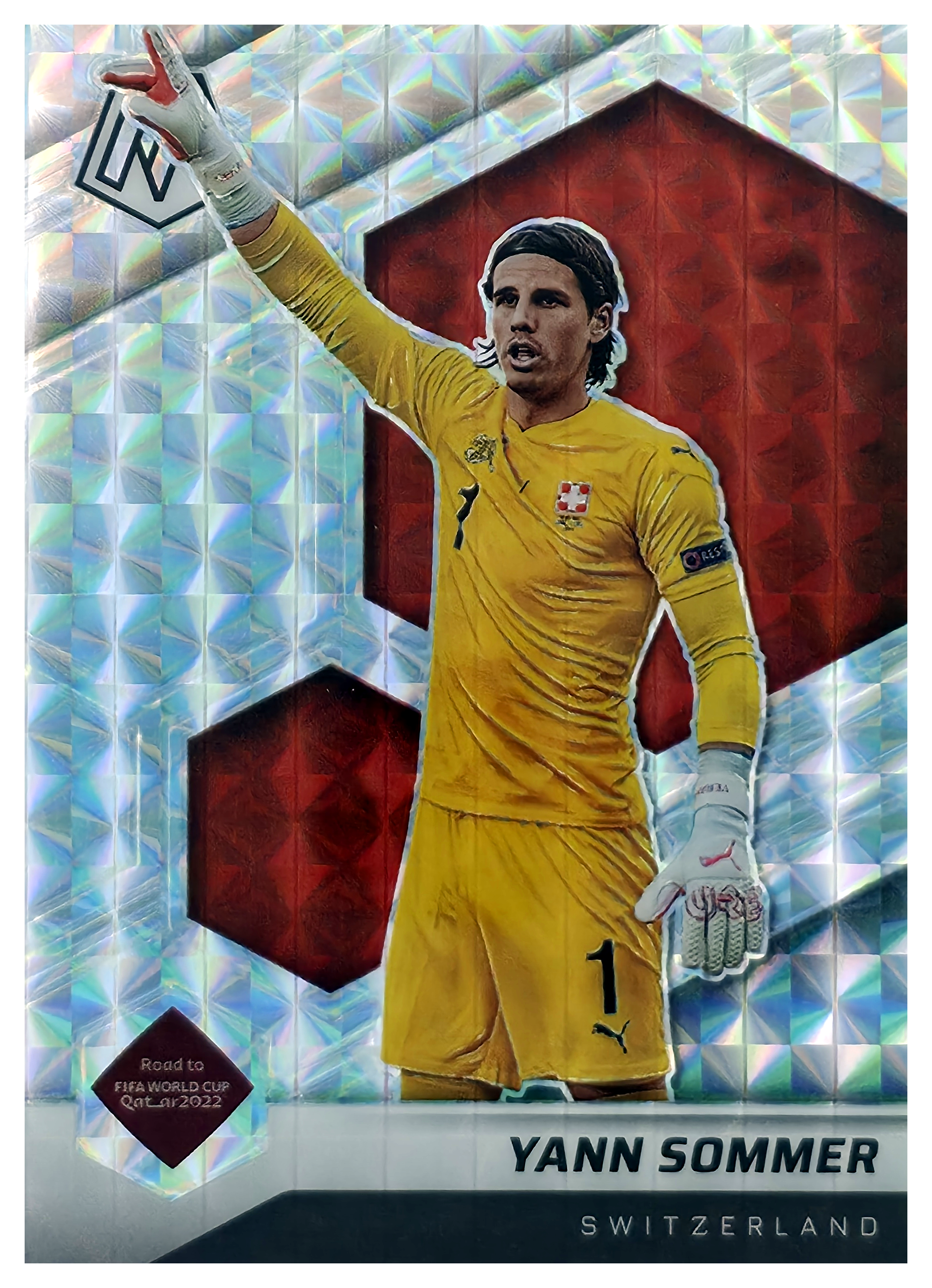 Yann Sommer - Panini Mosaic FIFA Road to World Cup Base Set 2021-22, Nr. 140 – Mosaic (Art.-Nr. SG106026)