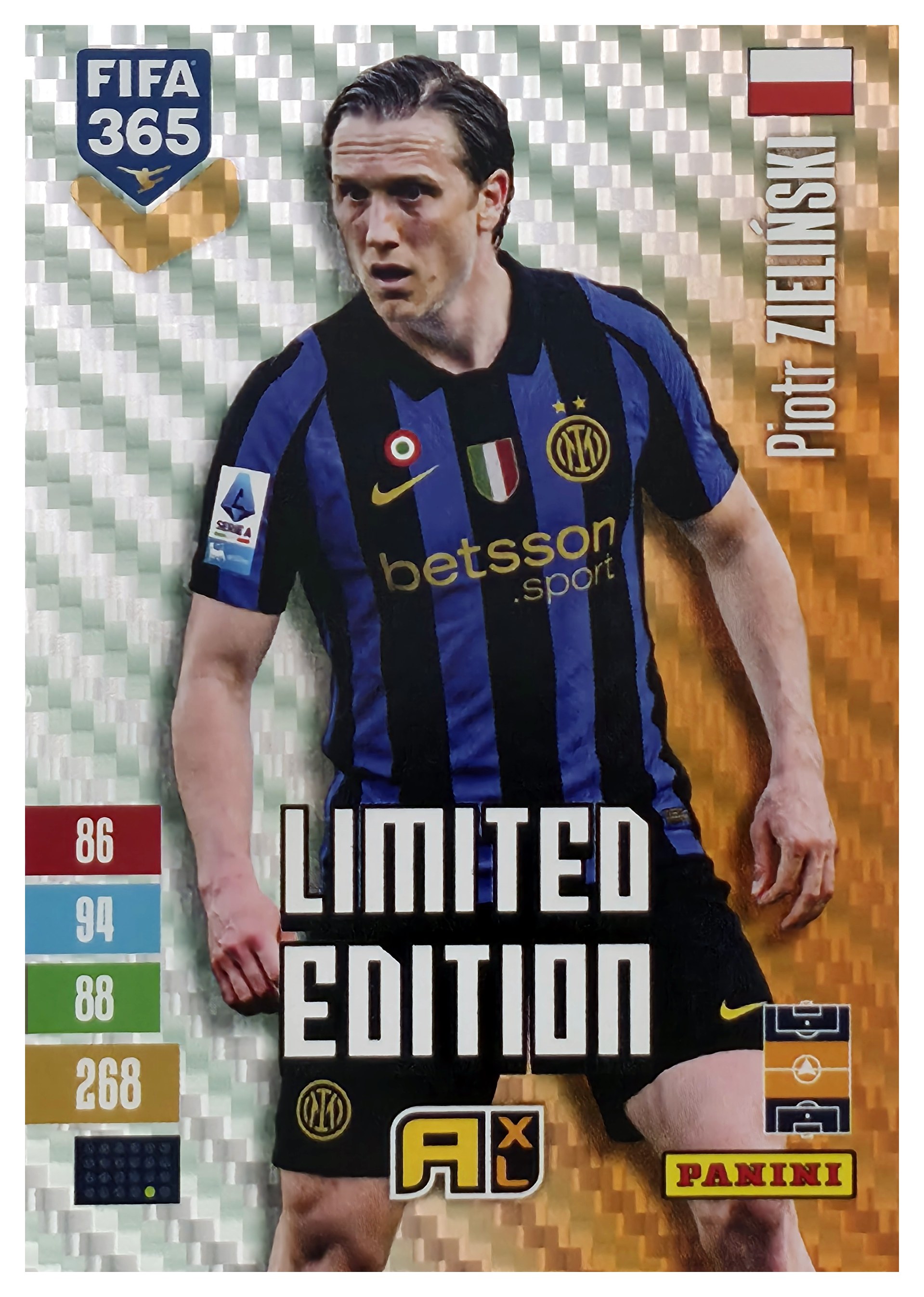 Piotr Zieliński - Panini Adrenalyn XL FIFA 365 Limited Edition 2026-27 (Insert)