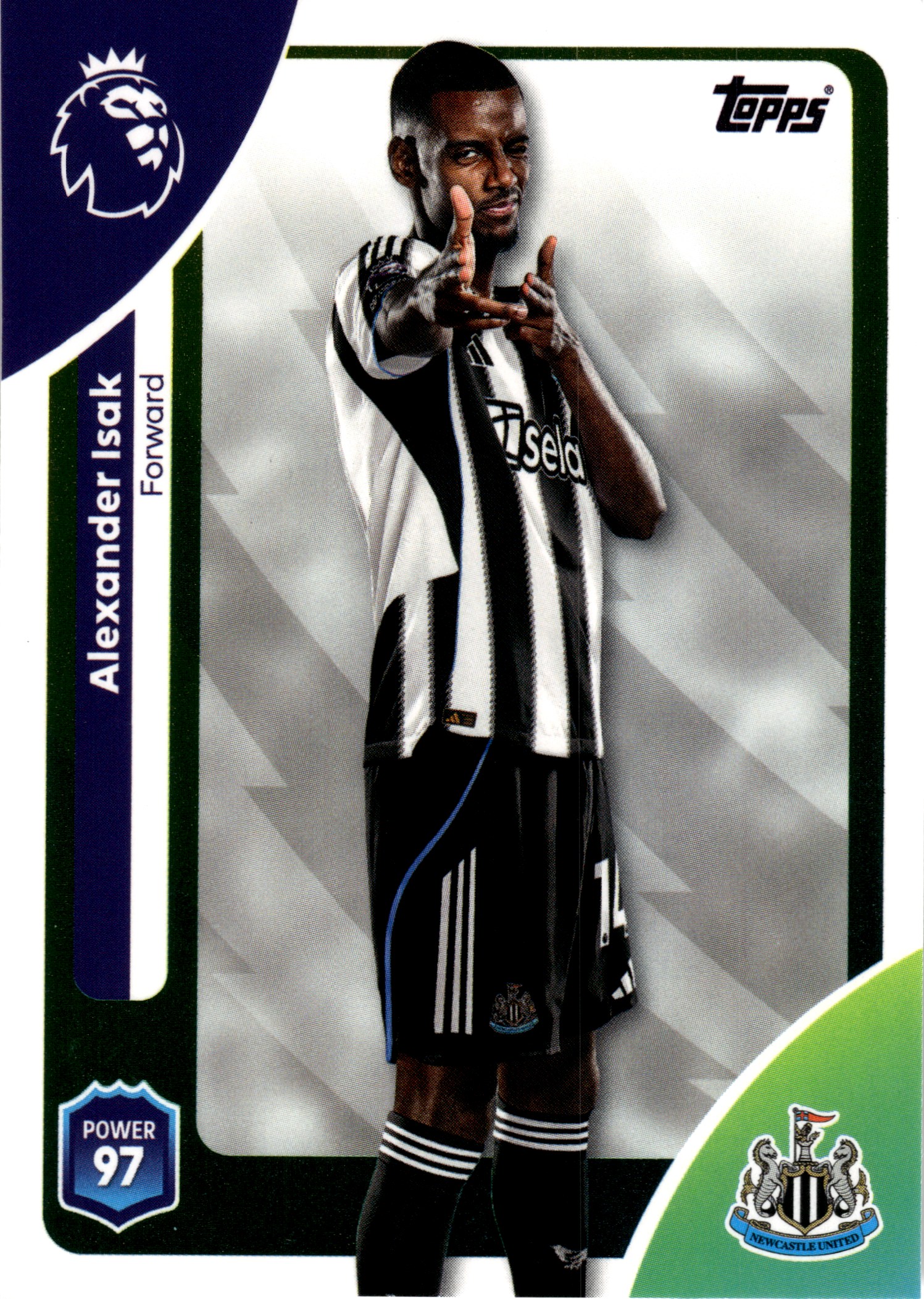 Alexander Isak - Topps Match Attax Premier League Base Set 2025-26, Nr. 231 (Art.-Nr. SG107875)