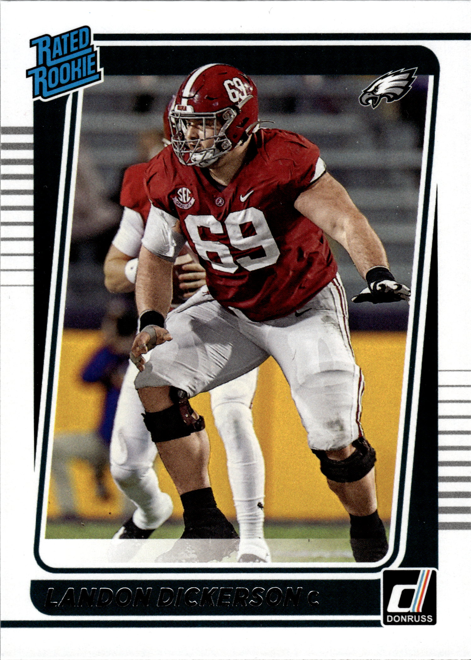 Landon Dickerson - Panini Donruss Base Set 2021, Nr. 305 – Rookie Card (Art.-Nr. SG103955)