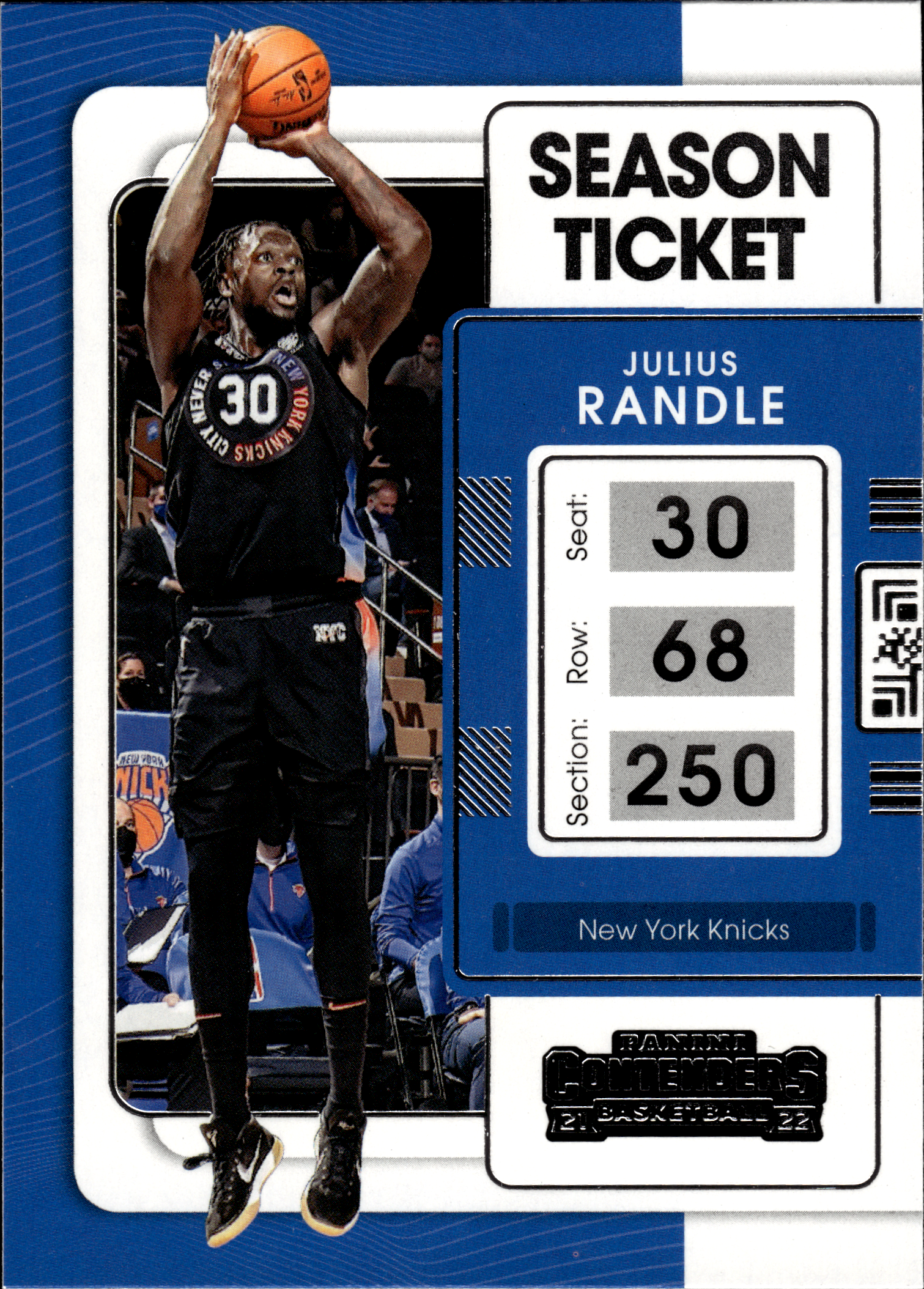 Julius Randle - Panini Contenders Season Ticket 2021-22, Nr. 75 (Art.-Nr. SG103738)
