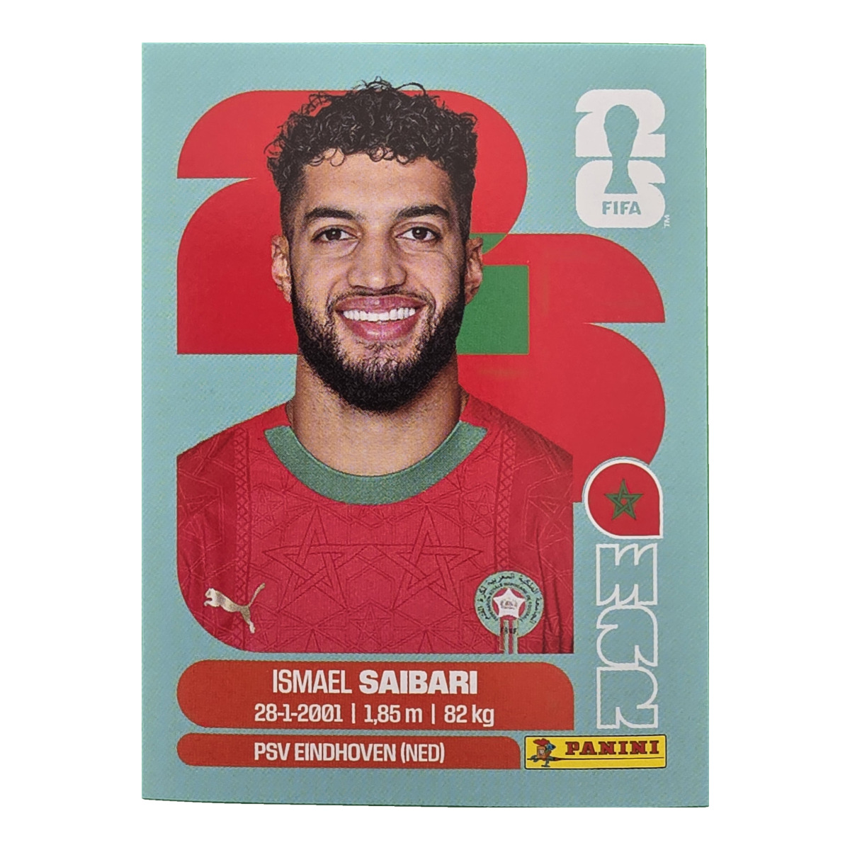 Ismael Saibari - Marokko, FIFA WM 2026, Nr. MAR15