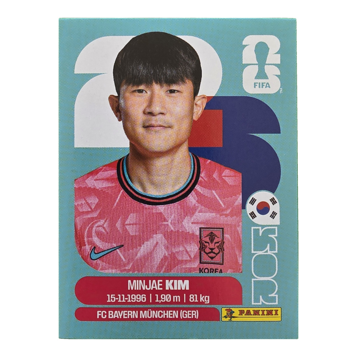 Min-jae Kim - Südkorea, FIFA WM 2026, Nr. KOR4