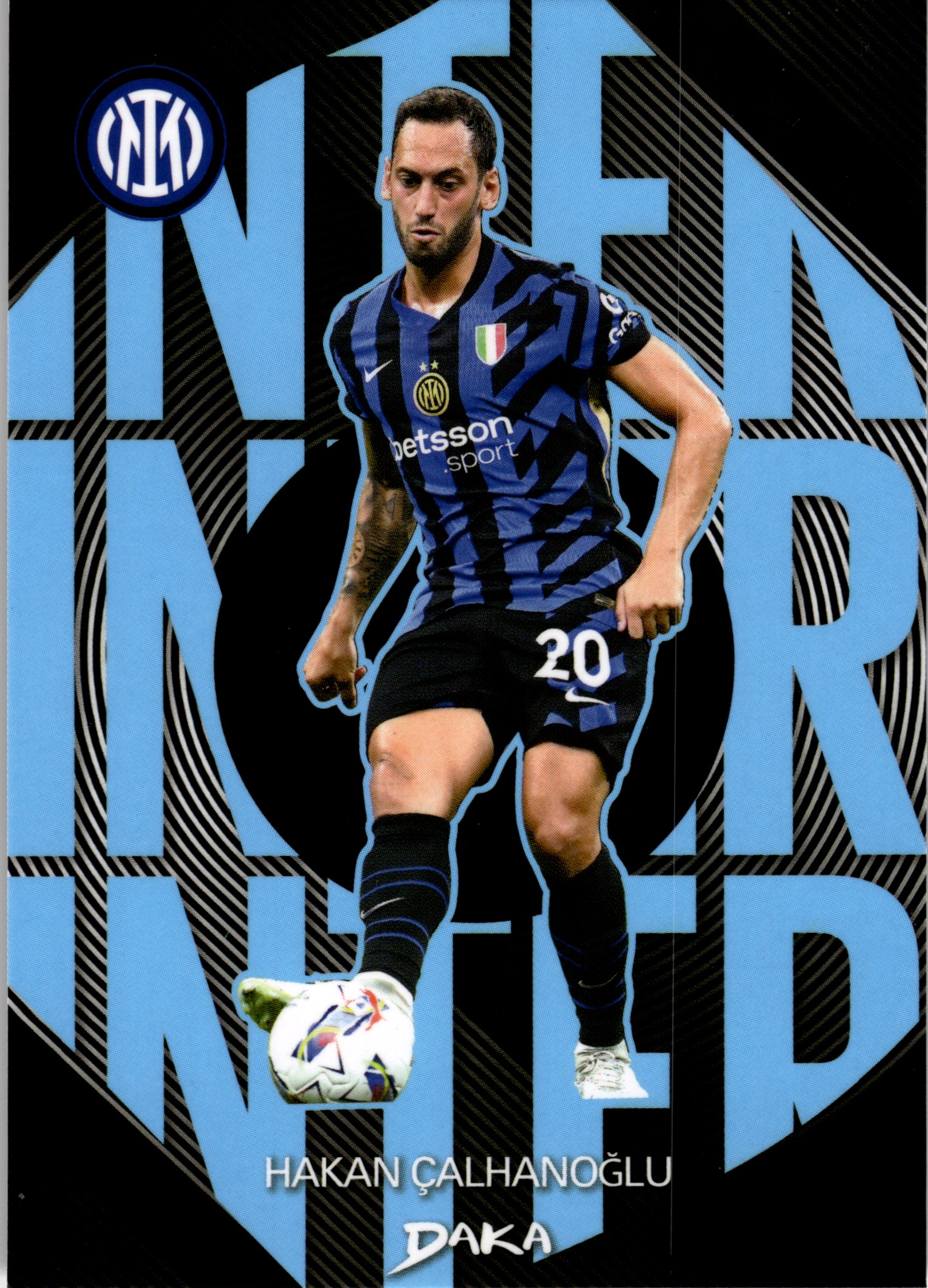Hakan Çalhanoğlu - DAKA Inter Top Audience BF 2025-26, Nr. BF-5 – Insert (Art.-Nr. SG110055)