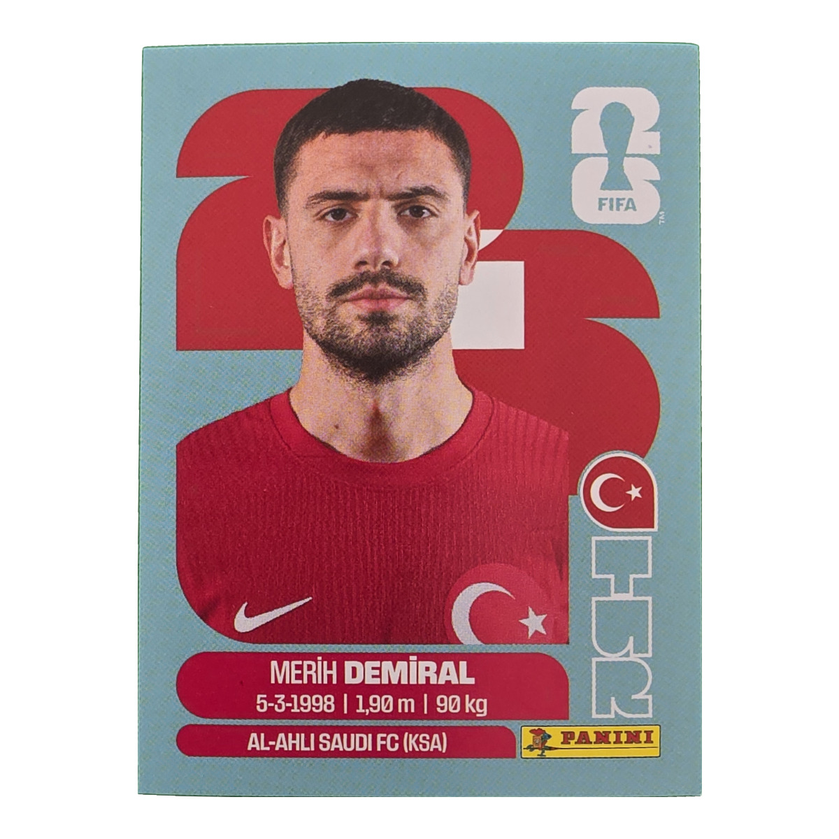 Merih Demiral - Türkei, FIFA WM 2026, Nr. TUR7