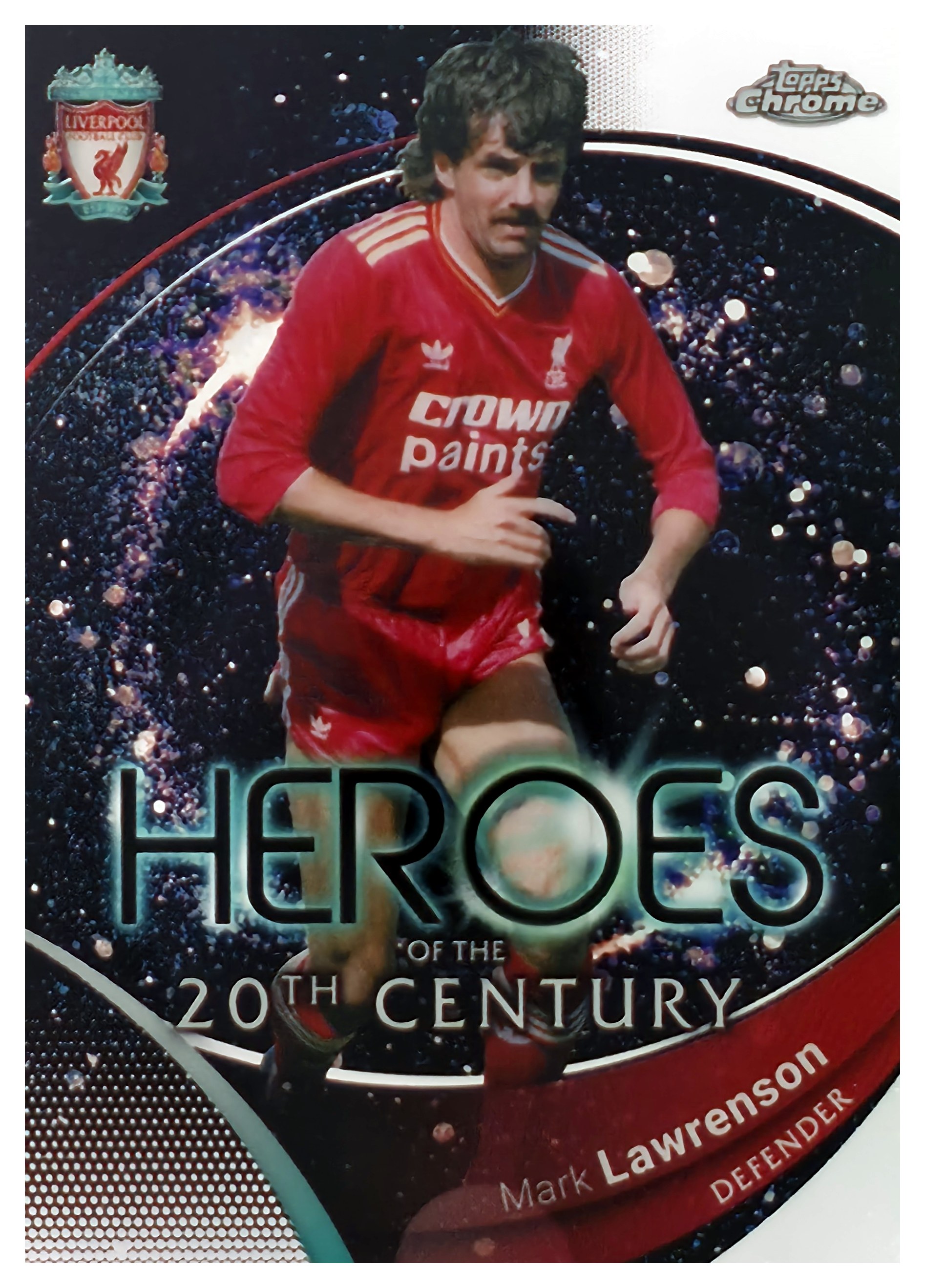 Mark Lawrenson - Topps Chrome Liverpool FC Team Set Heroes of the 20th Century 2023-24, Nr. 91 (Art.-Nr. SG108207)