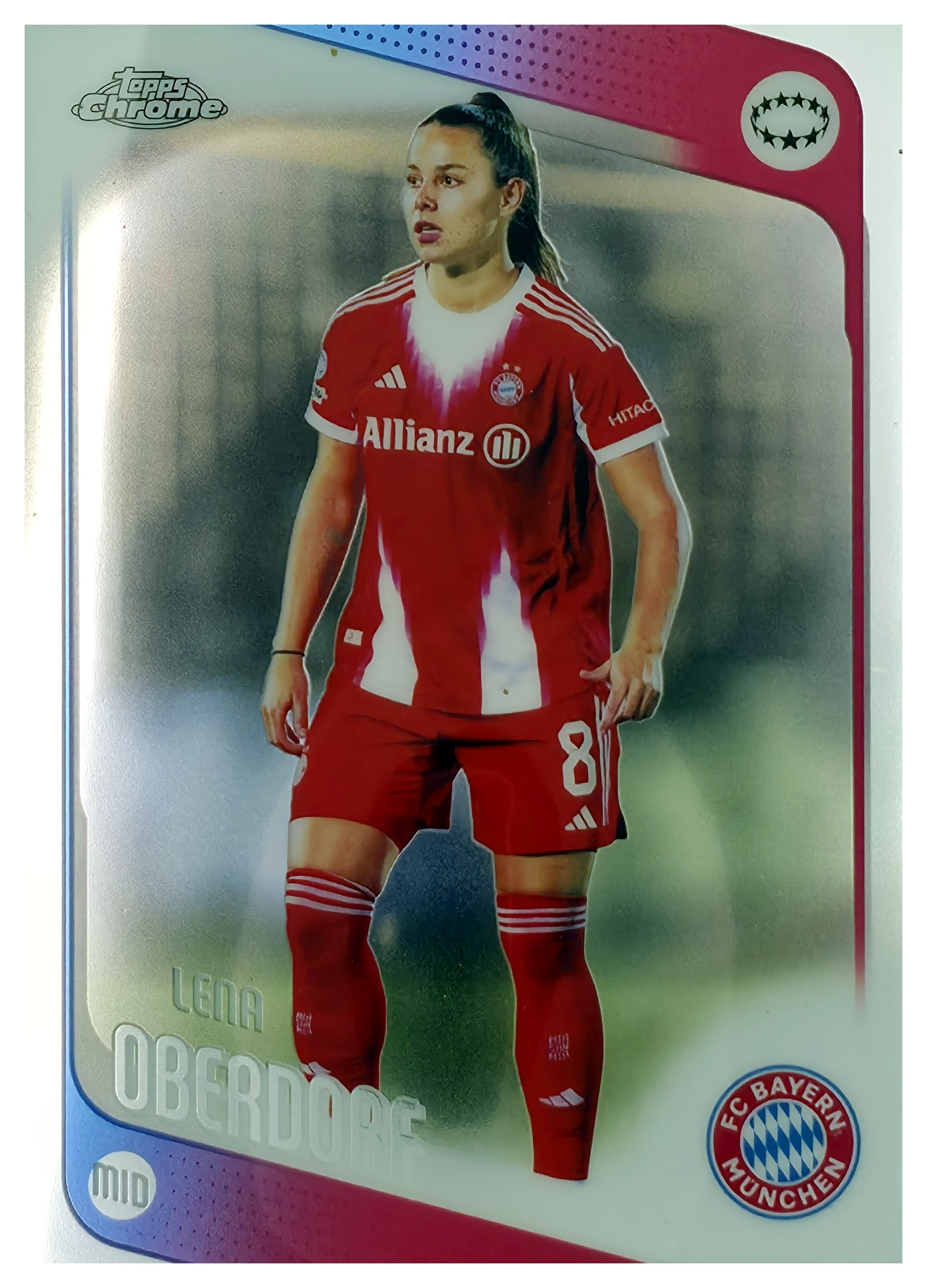 Lena Oberdorf - Topps Chrome UEFA Women's Champions League Base Set 2025-26, Nr. 34 (Art.-Nr. SG110894)