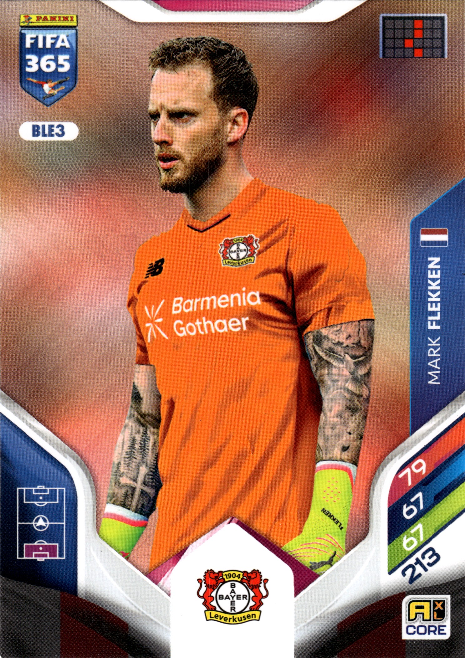 Mark Flekken - Panini Adrenalyn XL FIFA 365 Base Set 2026, Nr. BLE3 (Art.-Nr. SG107803)