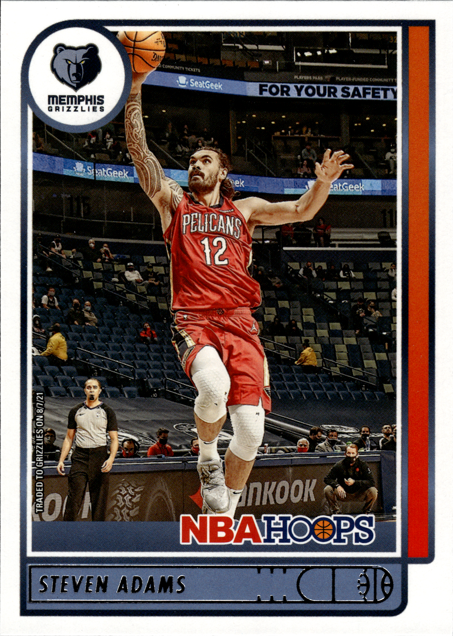 Steven Adams - Panini Hoops Base Set 2021-22, Nr. 114 (Art.-Nr. SG103443)