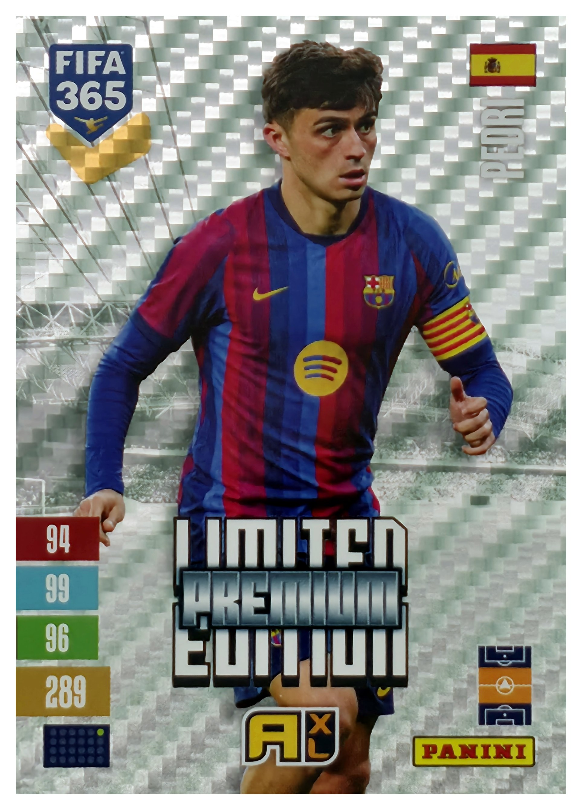 Pedri - Panini Adrenalyn XL FIFA 365 Limited Edition Premium 2026-27 (Insert)