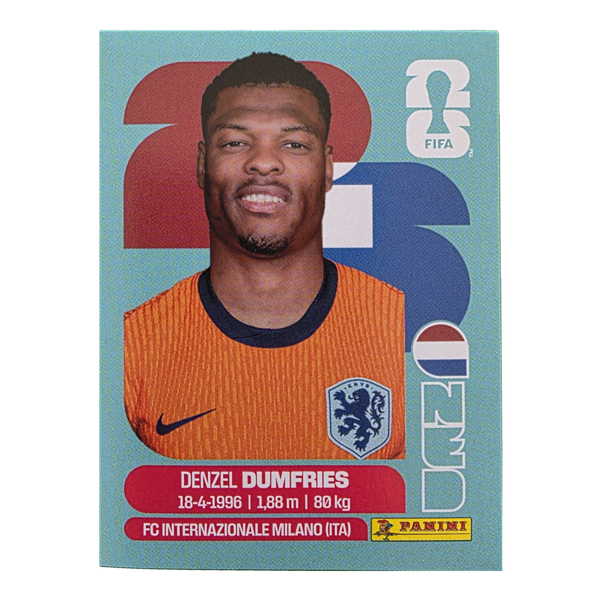 Denzel Dumfries - Niederlande, FIFA WM 2026, Nr. NED6