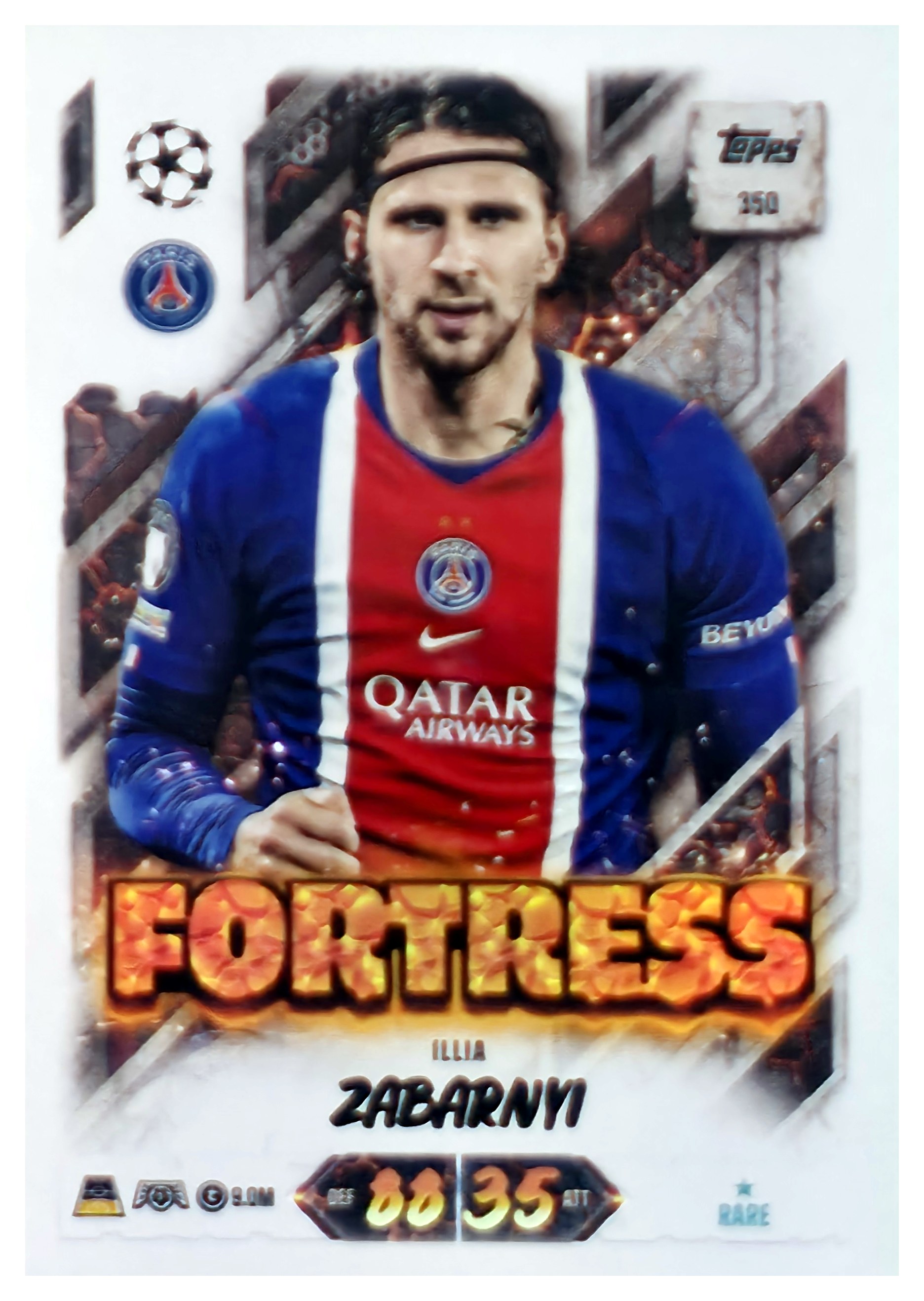 Illia Zabarnyi - Topps Match Attax UEFA Club Competitions Fortress 2026-27, Nr. 350 (Art.-Nr. SG107595)