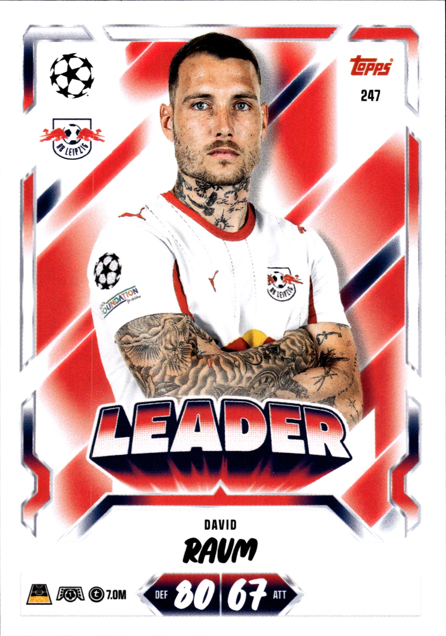 David Raum - Topps Match Attax UEFA Club Competitions Leader 2026-27, Nr. 247 (Art.-Nr. SG107242)