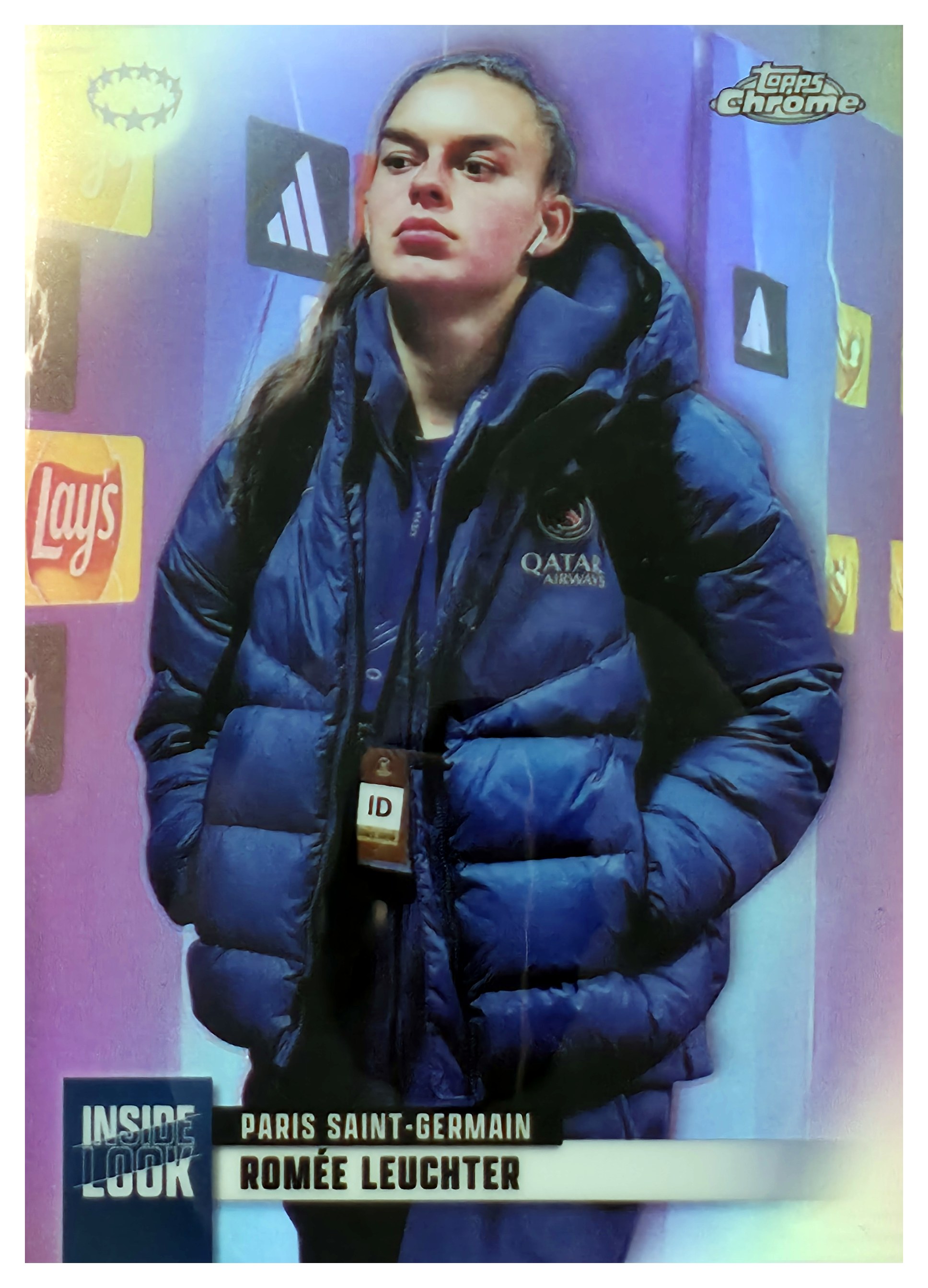 Romée Leuchter - Topps Chrome UEFA Women's Champions League Inside Look 2025-26, Nr. IL-15 – Insert (Art.-Nr. SG110941)