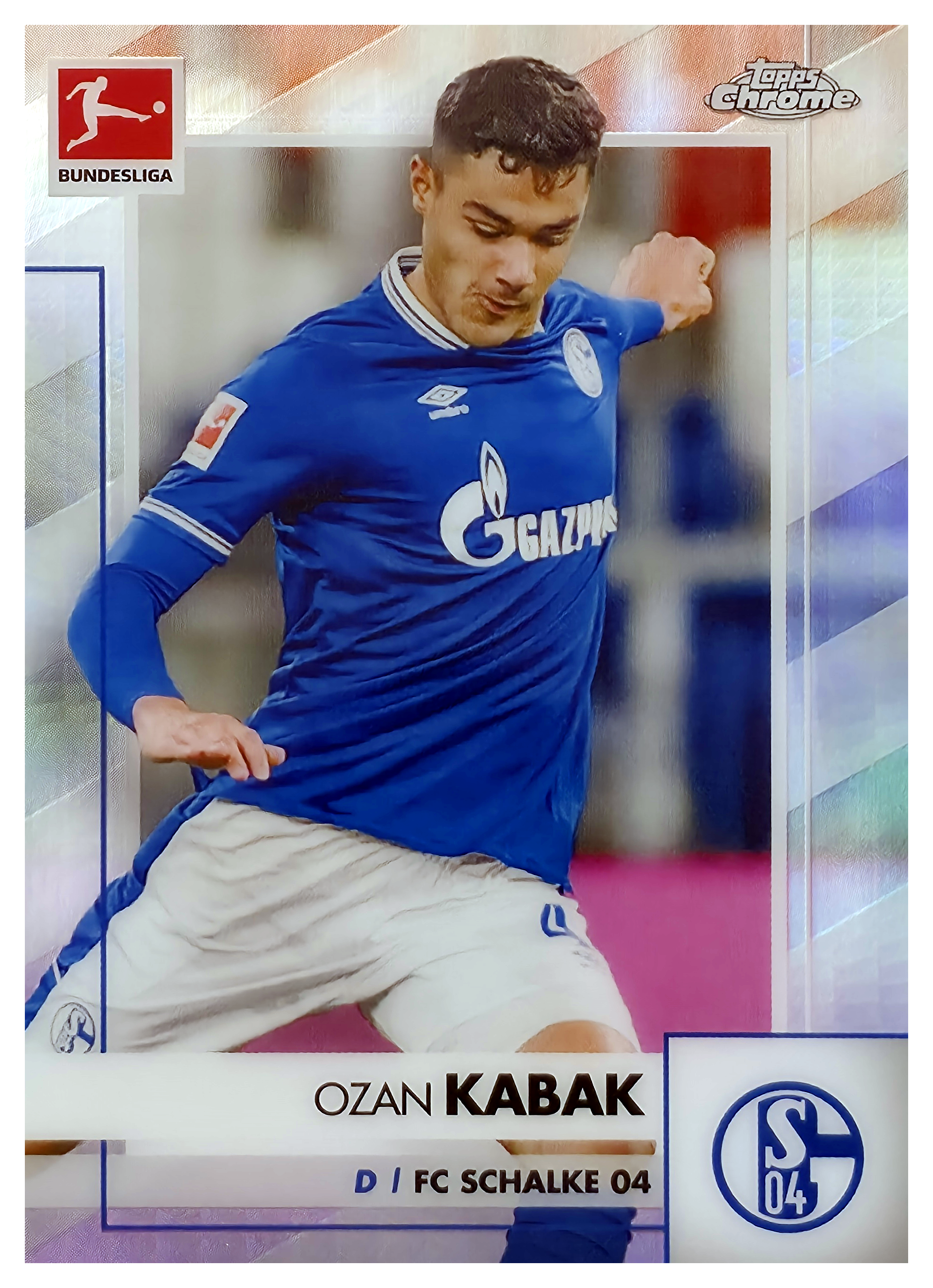 Ozan Kabak - Topps Chrome Bundesliga Base Set 2020-21, Nr. 85 – Nummeriert, Prism Refractor (Art.-Nr. SG106474)