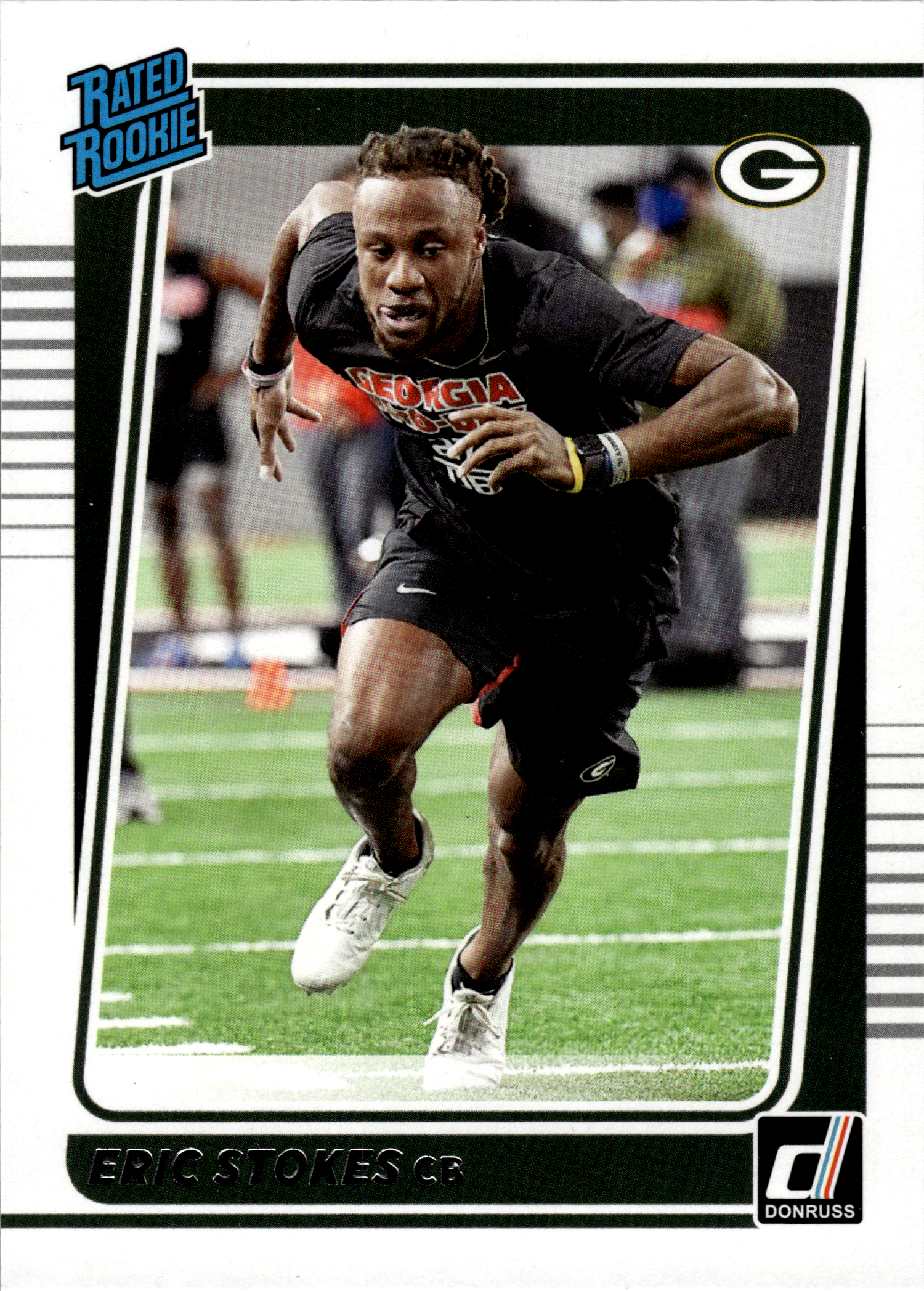 Eric Stokes - Panini Donruss Base Set 2021, Nr. 343 – Rookie Card (Art.-Nr. SG103937)