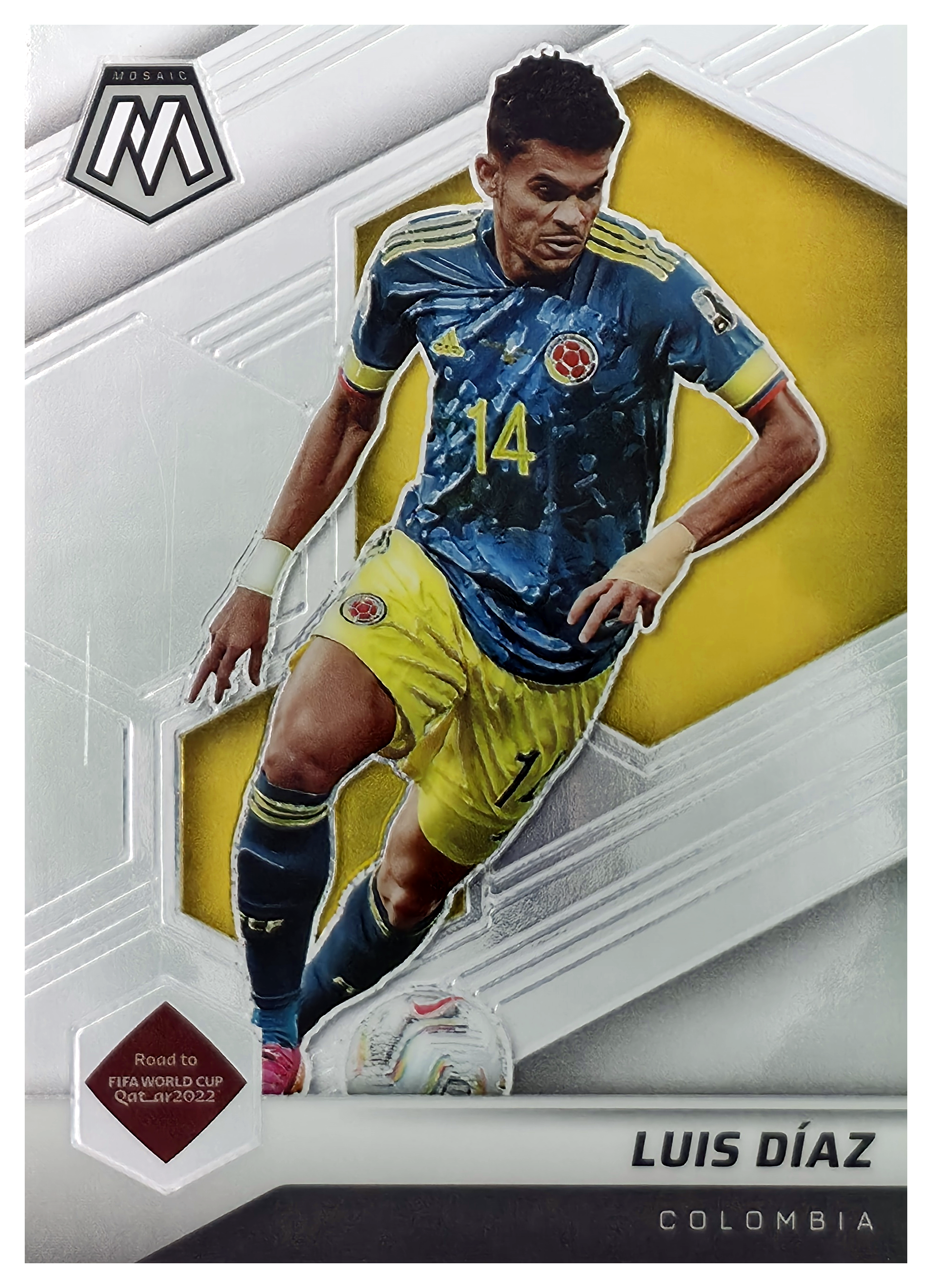 Luis Díaz - Panini Mosaic FIFA Road to World Cup Base Set 2021-22, Nr. 180 (Art.-Nr. SG105956)