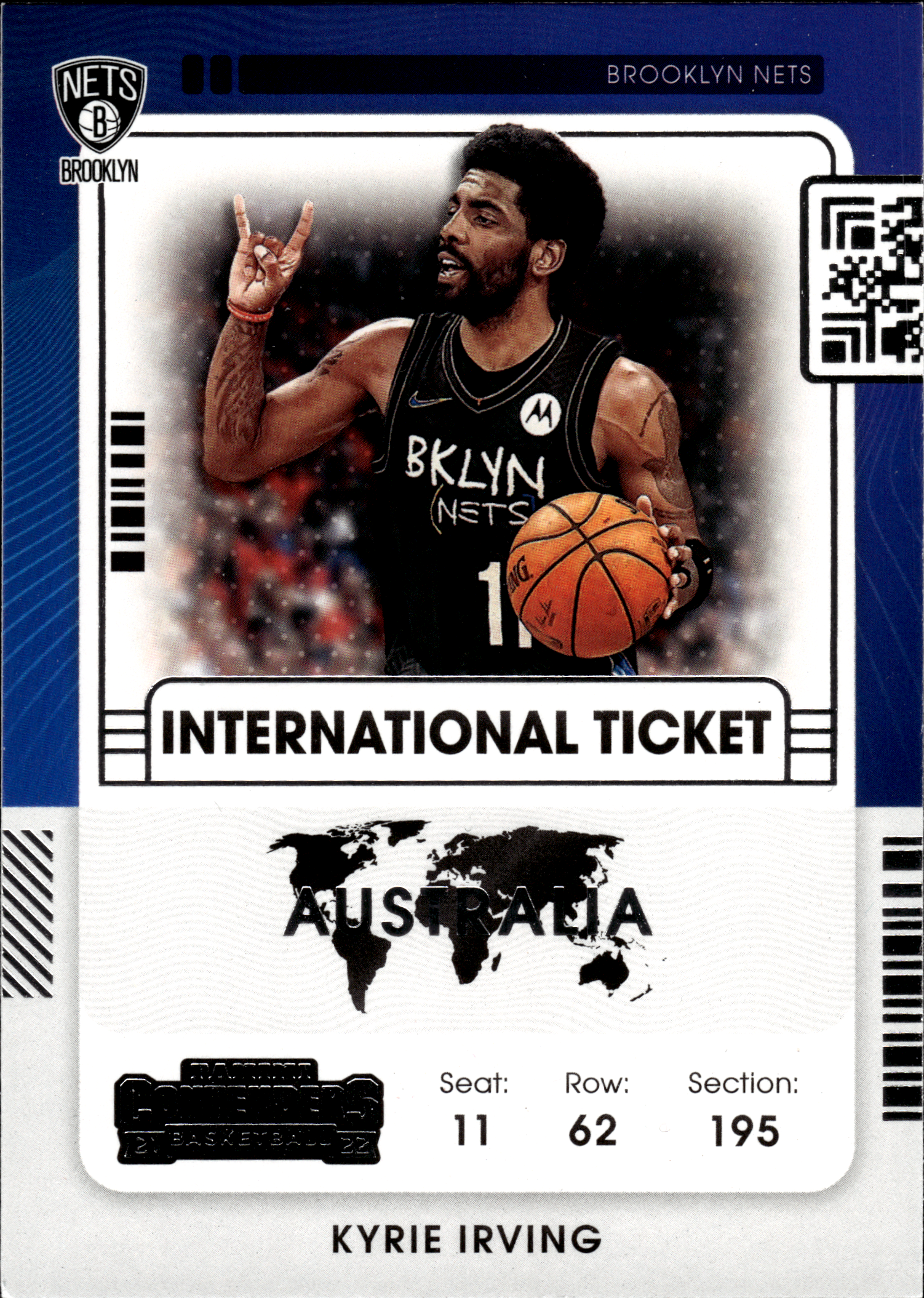 Kyrie Irving - Panini Contenders International Ticket 2021-22, Nr. 23 (Art.-Nr. SG103504)