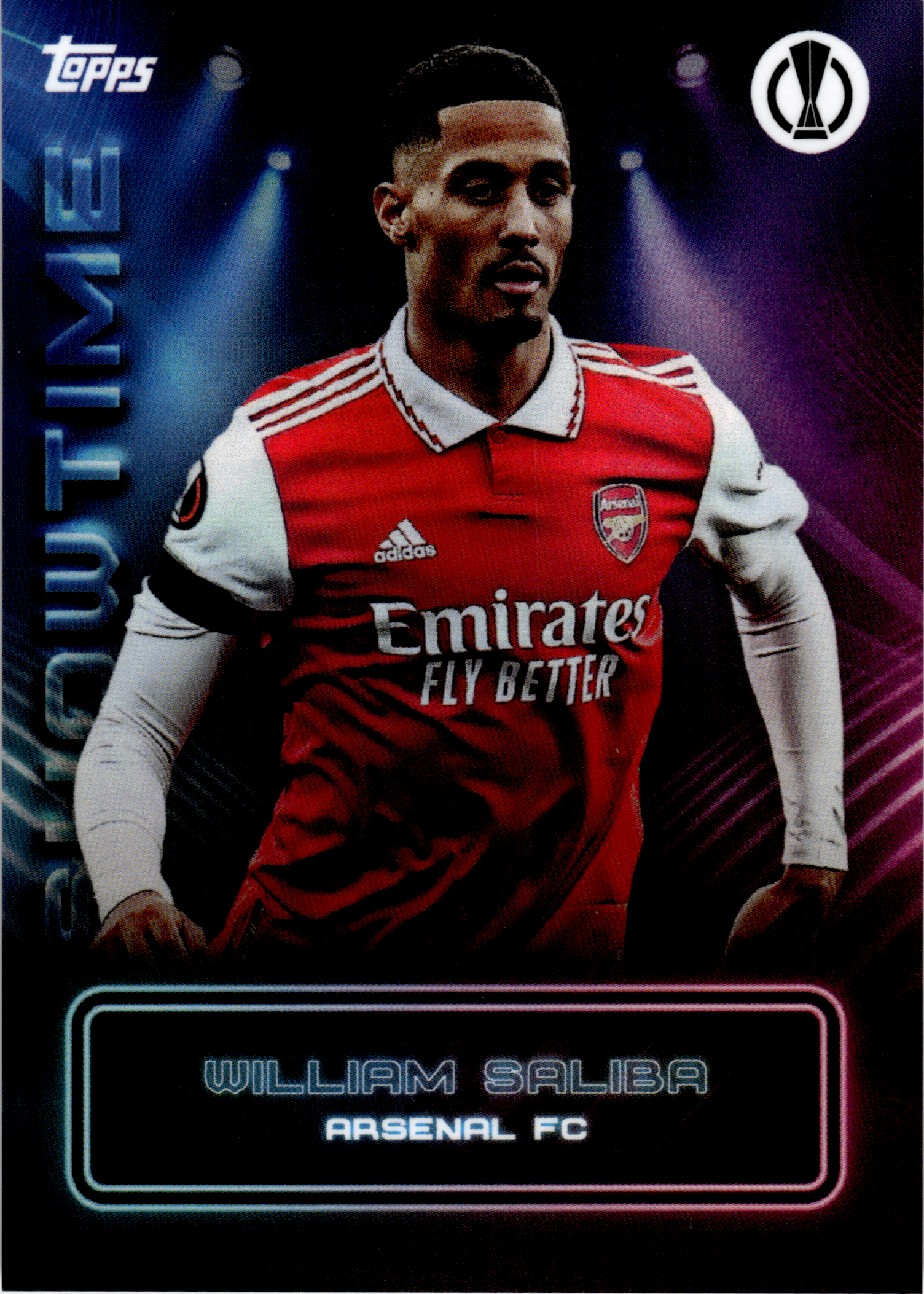 William Saliba - Topps UEFA Club Competitions Showtime 2023-24 (Art.-Nr. SG102961)