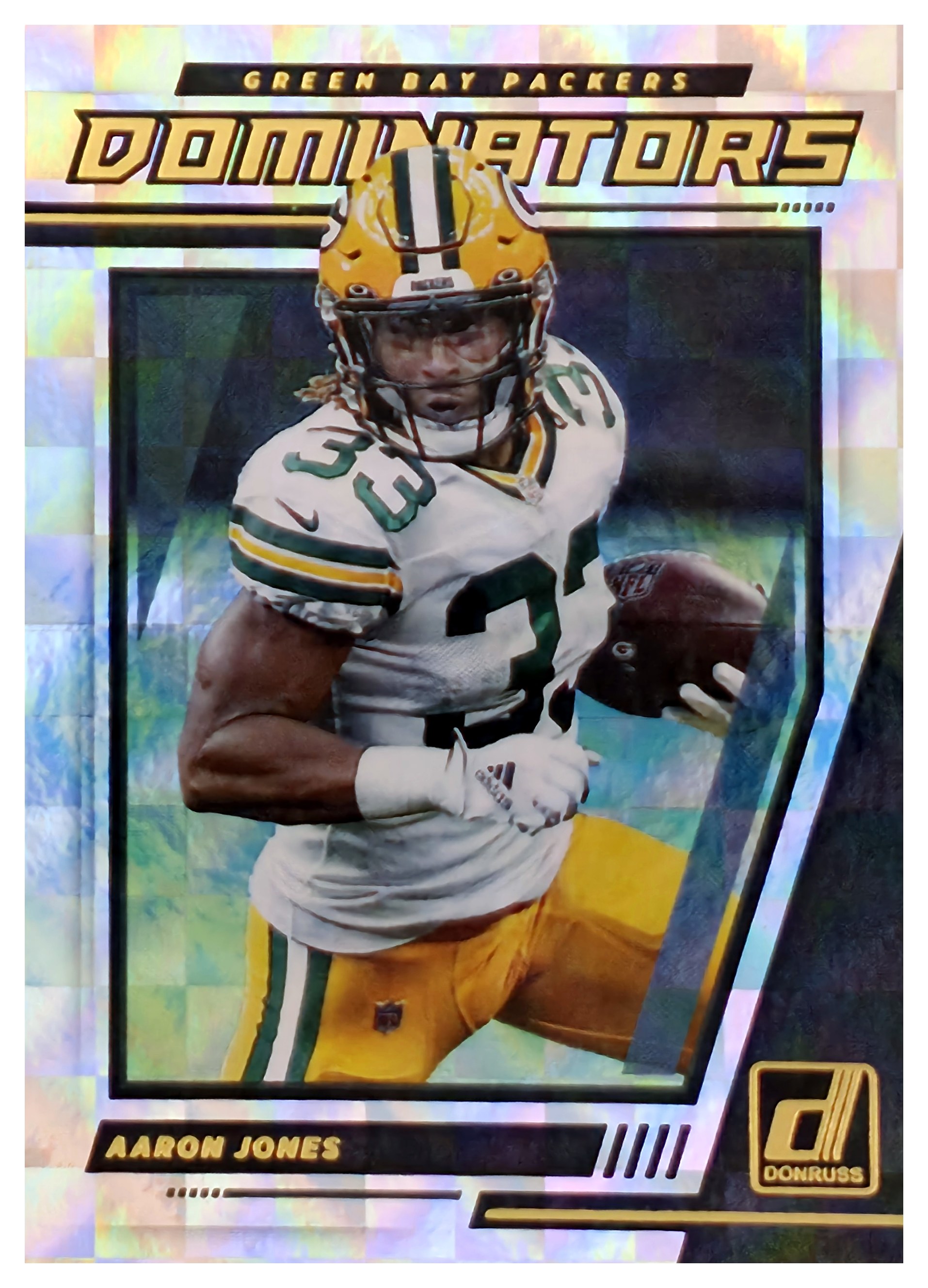 Aaron Jones - Panini Donruss Dominators 2021, Nr. D15 – Holo (Art.-Nr. SG108690)