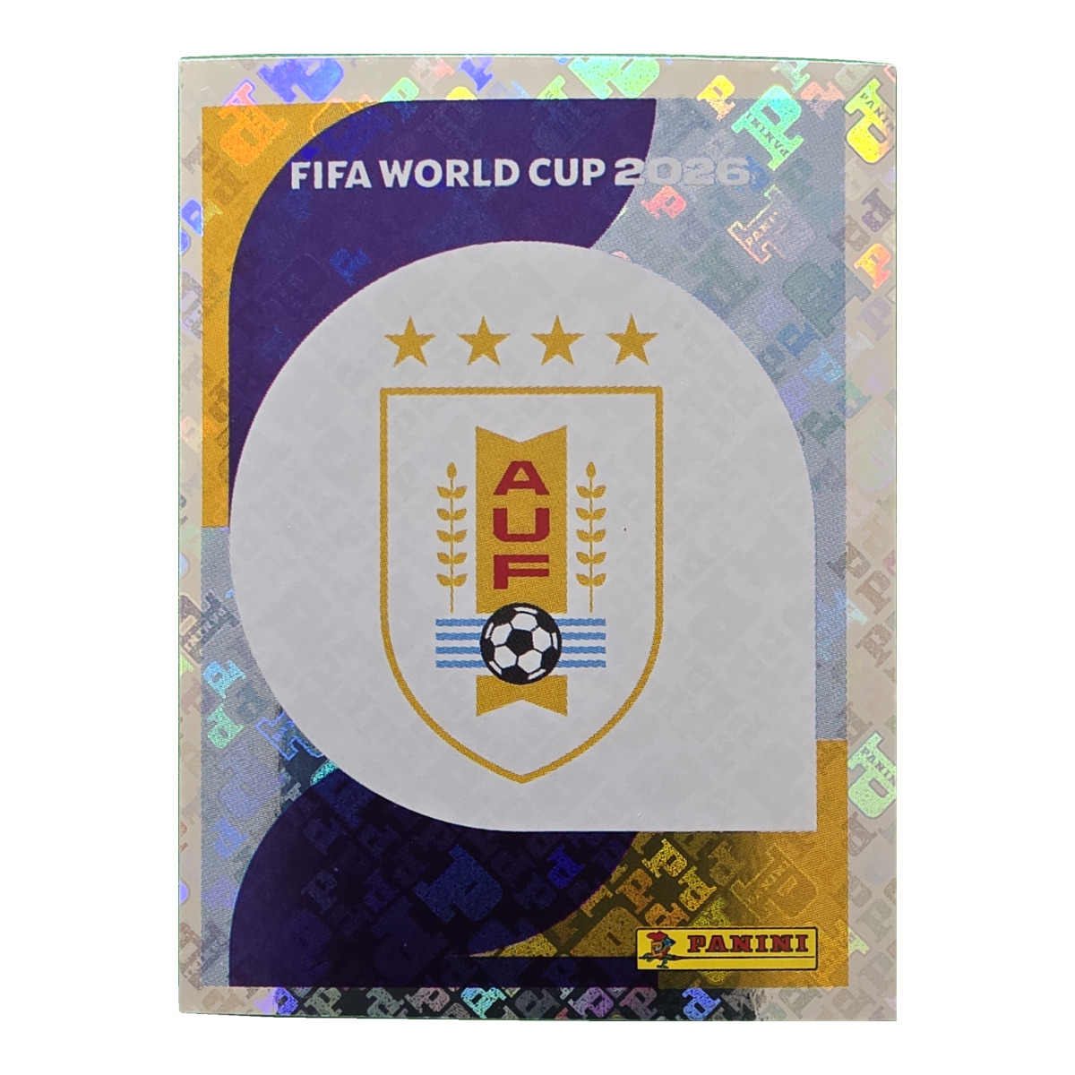 Emblem - Uruguay, FIFA WM 2026, Nr. URU1 – Glitzer-Optik
