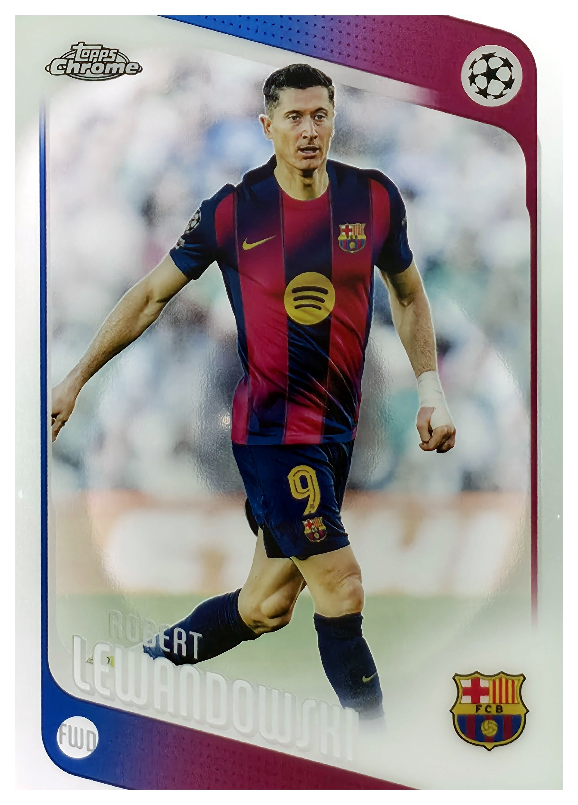 Robert Lewandowski - Topps Chrome UEFA Club Competitions Base Set 2025-26, Nr. 54 (Art.-Nr. SG108111)
