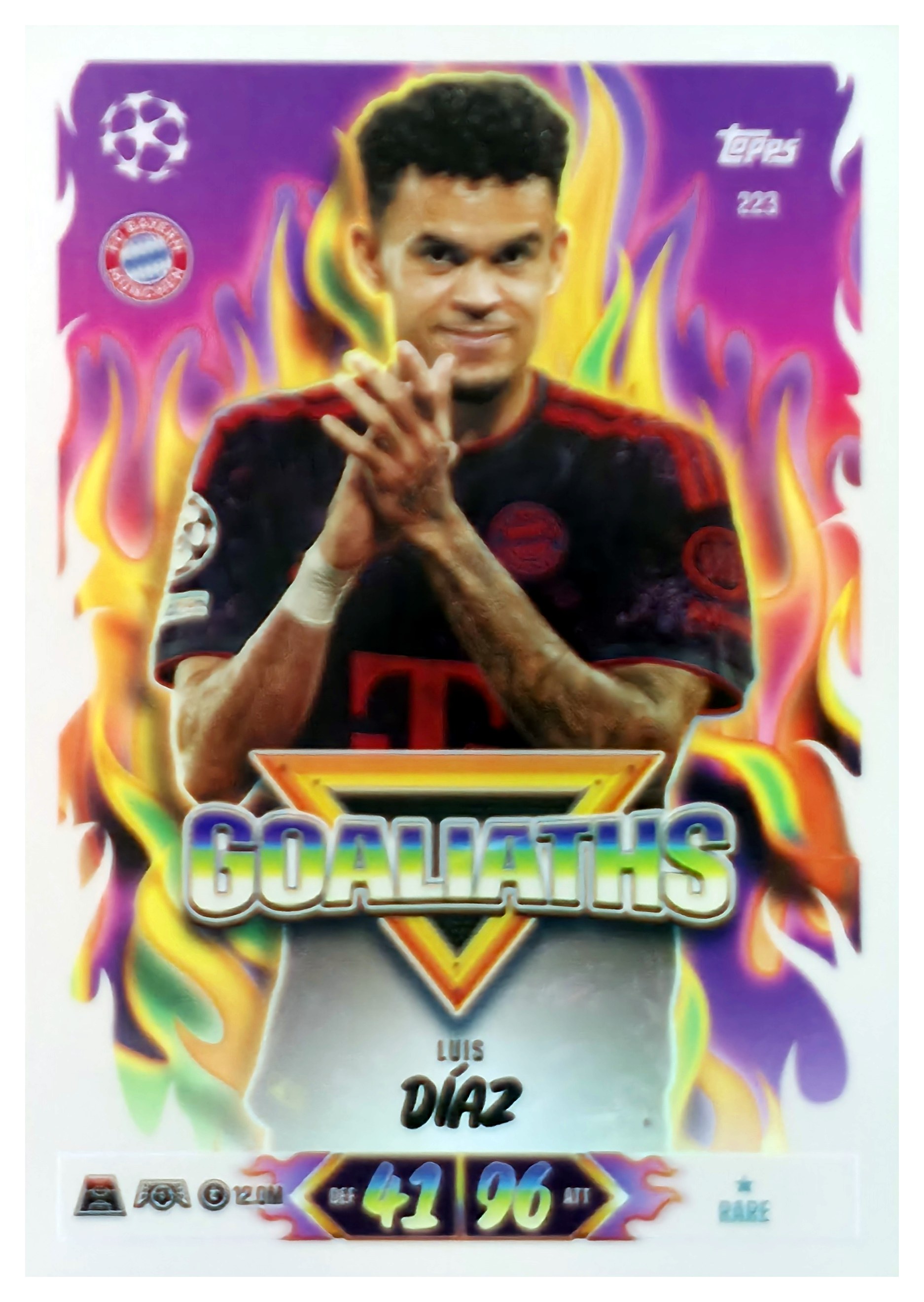 Luis Díaz - Topps Match Attax UEFA Club Competitions Goaliaths 2026-27, Nr. 223 (Art.-Nr. SG107621)