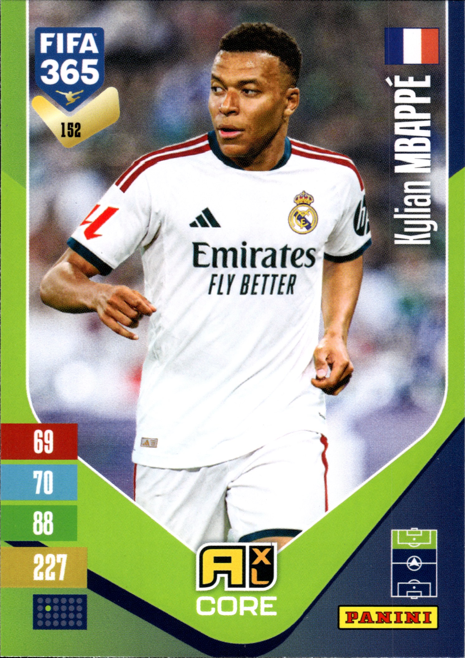 Kylian Mbappé - Panini Adrenalyn XL FIFA 365 Base Set 2026-27, Nr. 152 (Art.-Nr. SG110158)