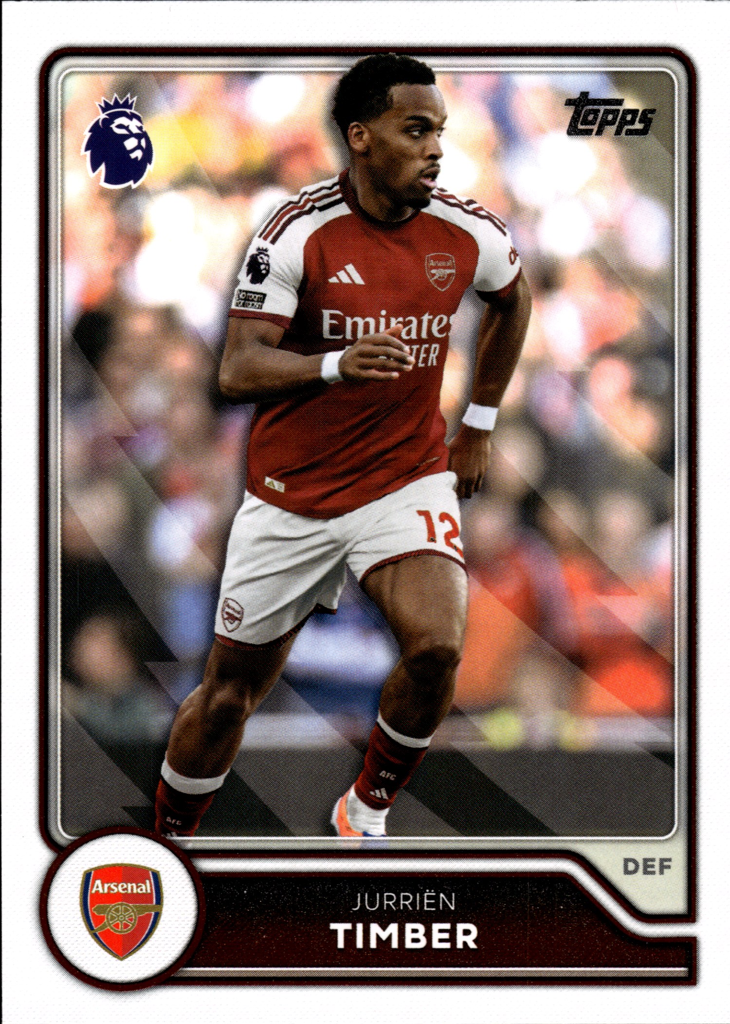 Jurriën Timber - Topps Flagship Premier League Base Set 2026-27, Nr. 24 (Art.-Nr. SG109137)