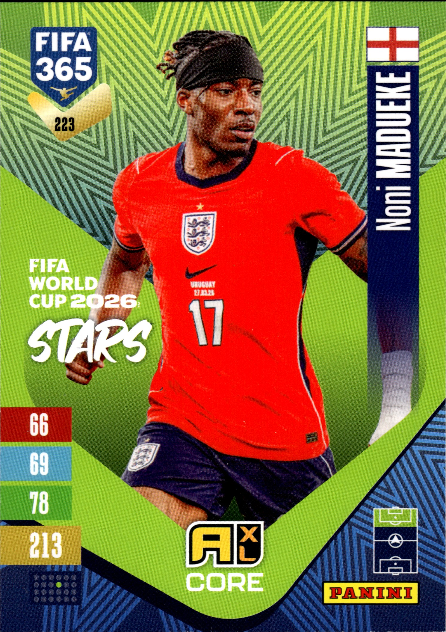 Noni Madueke - Panini Adrenalyn XL FIFA 365 FIFA World Cup 2026 Stars 2026-27, Nr. 223 (Art.-Nr. SG110236)