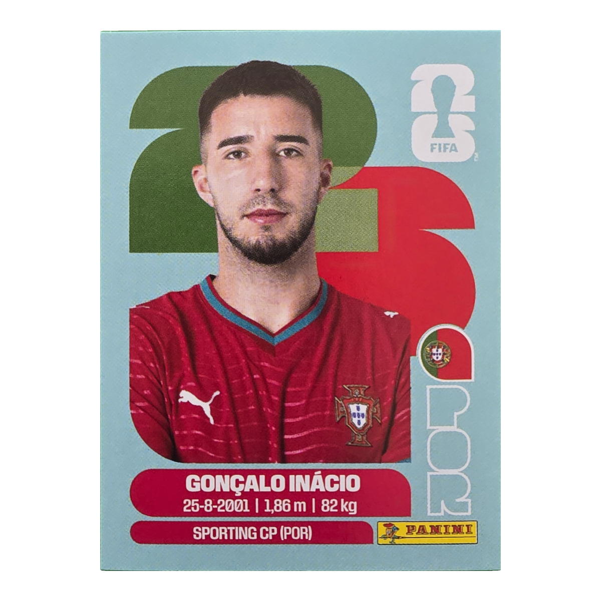 Gonçalo Inácio - Portugal, FIFA WM 2026, Nr. POR8