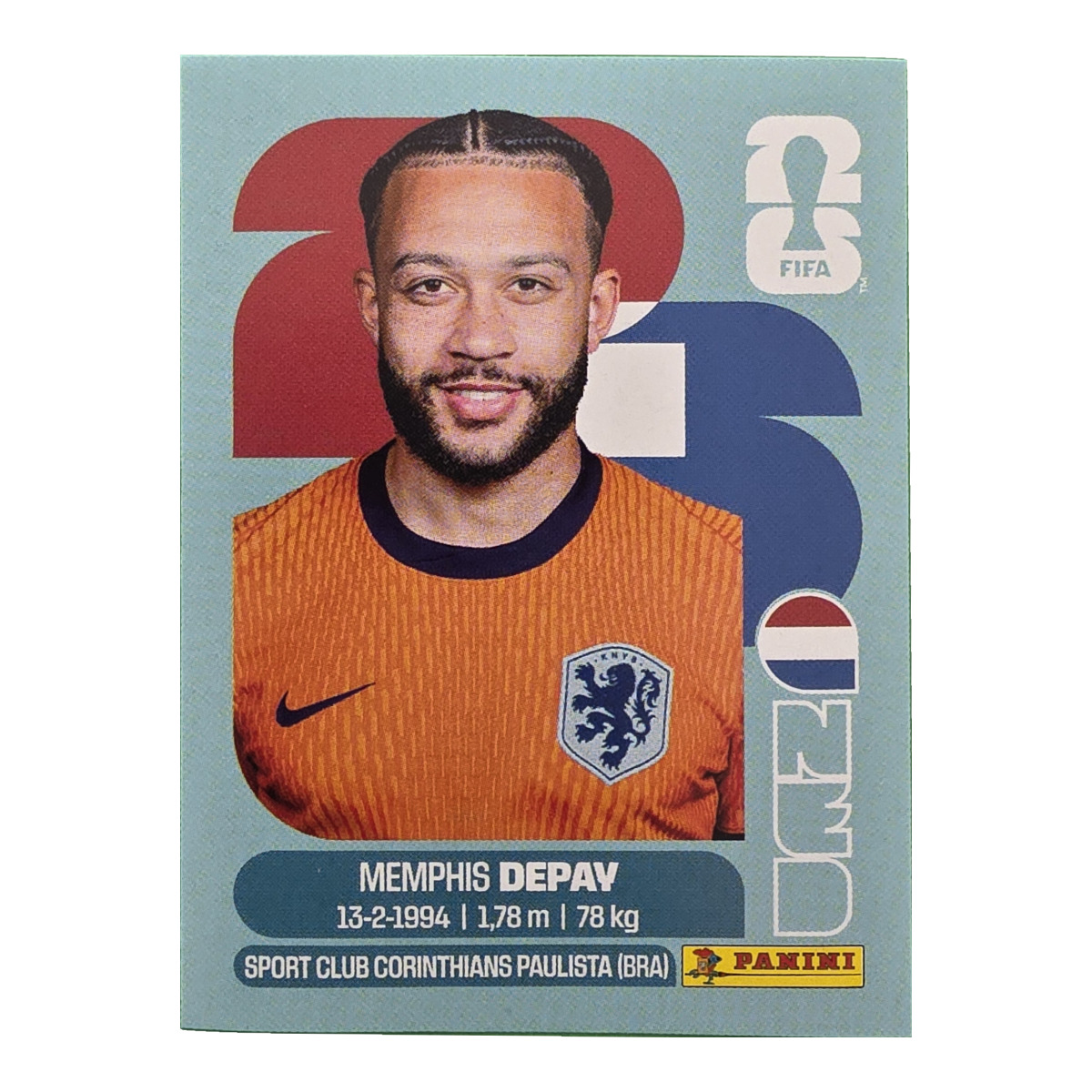 Memphis Depay - Niederlande, FIFA WM 2026, Nr. NED17