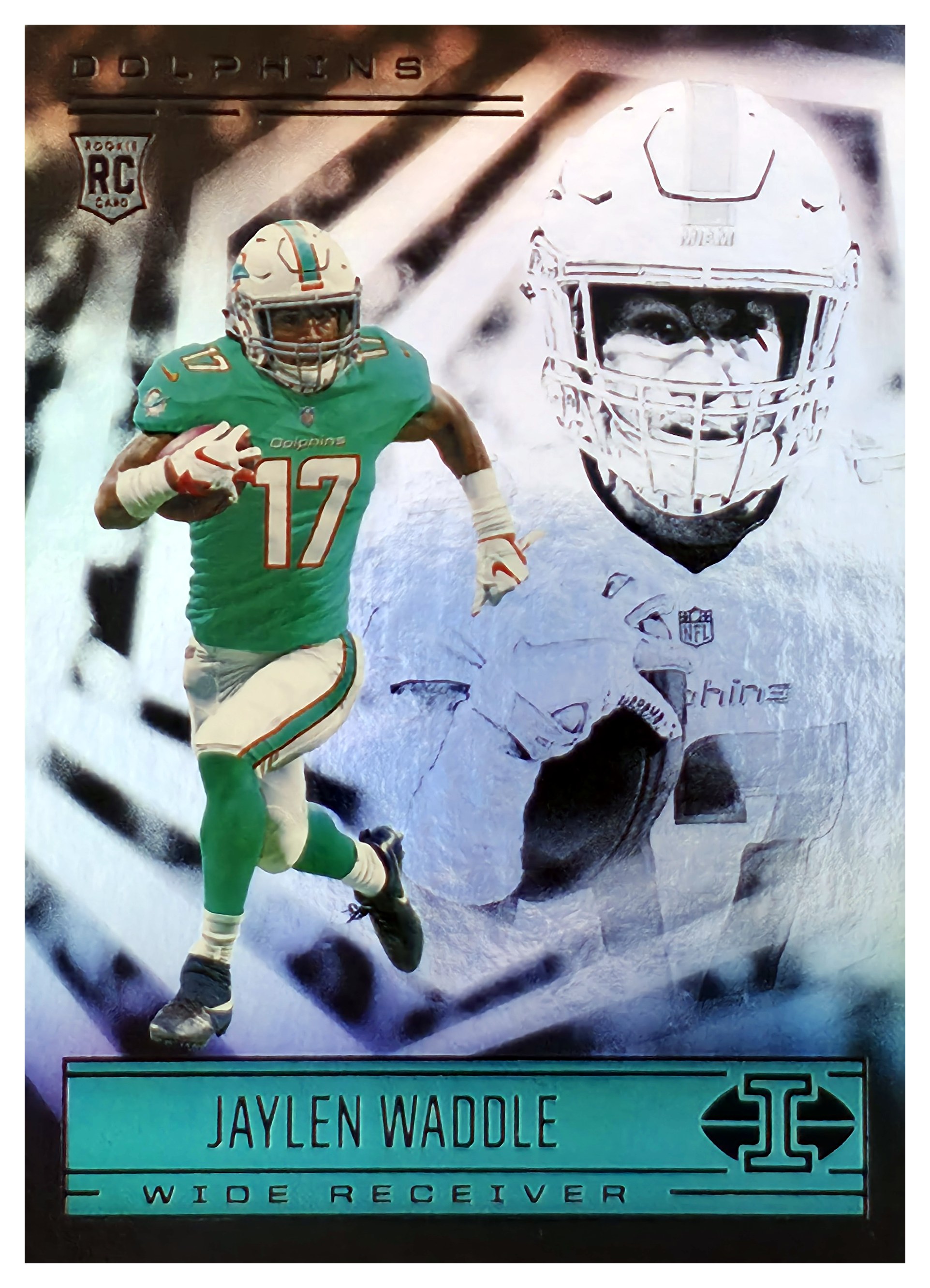 Jaylen Waddle - Panini Illusions Base Set 2021, Nr. 66 – Rookie Card (Art.-Nr. SG106695)