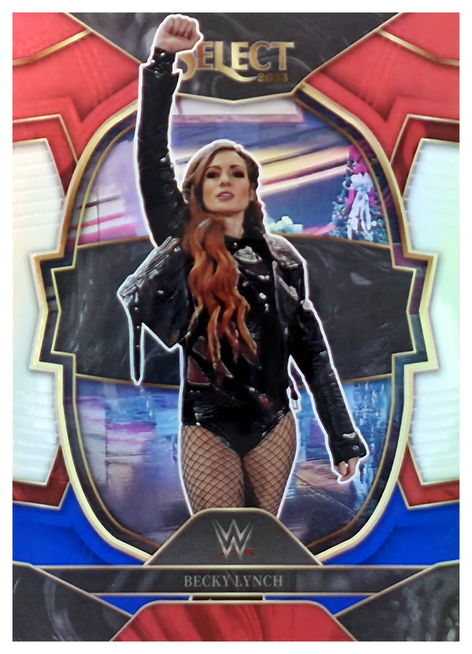 Becky Lynch - Panini Select Concourse 2023, Nr. 76 – Red & Blue (Art.-Nr. SG108699)