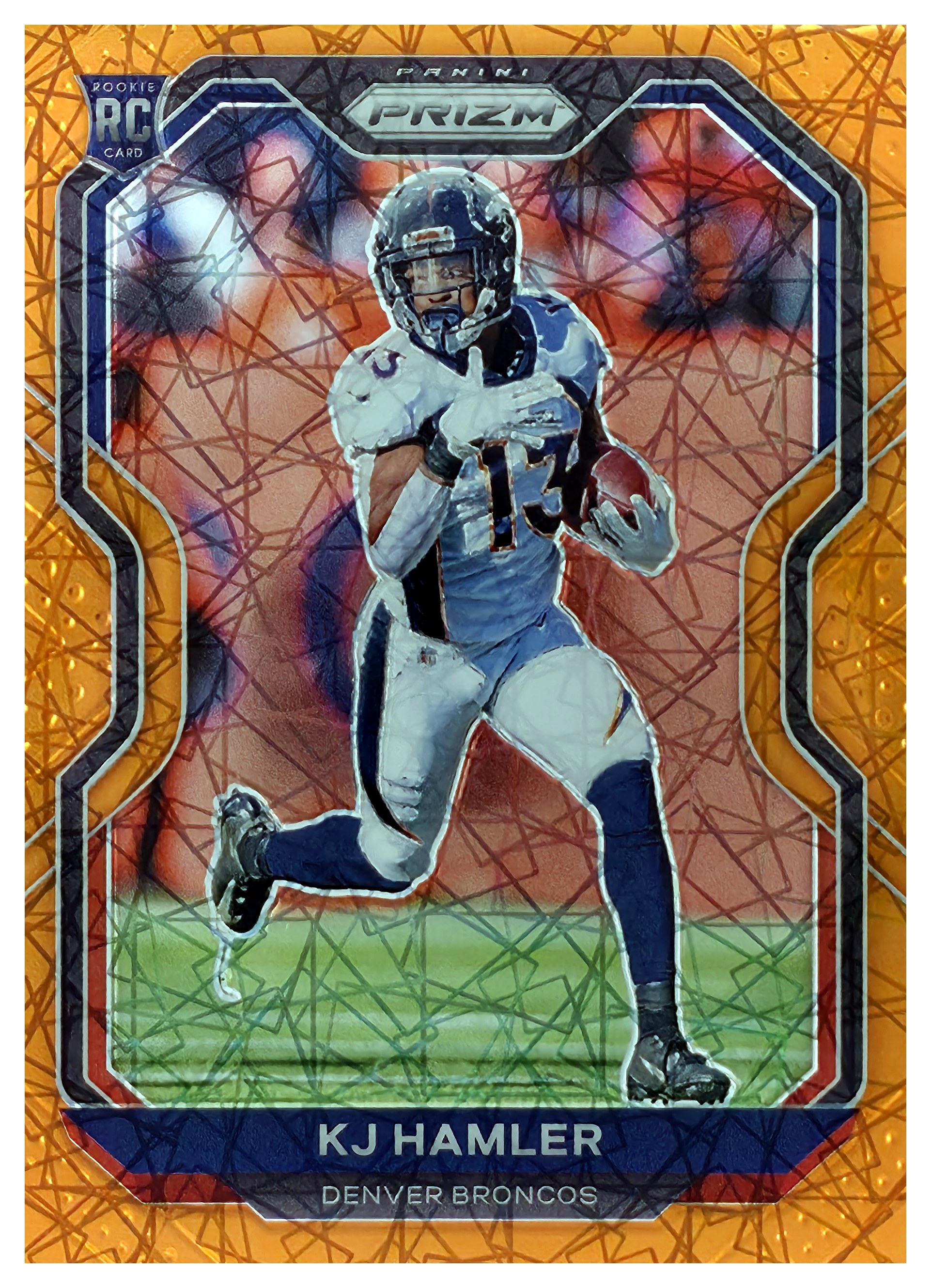 KJ Hamler - Panini Prizm Base Set 2020, Nr. 315 – Rookie Card, Orange Ice (Art.-Nr. SG108647)