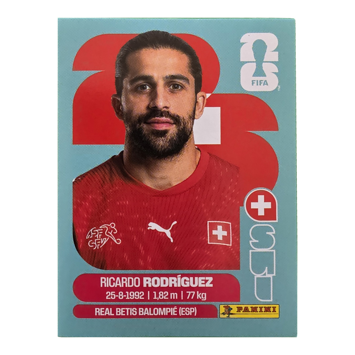 Ricardo Rodriguez - Schweiz, FIFA WM 2026, Nr. SUI5