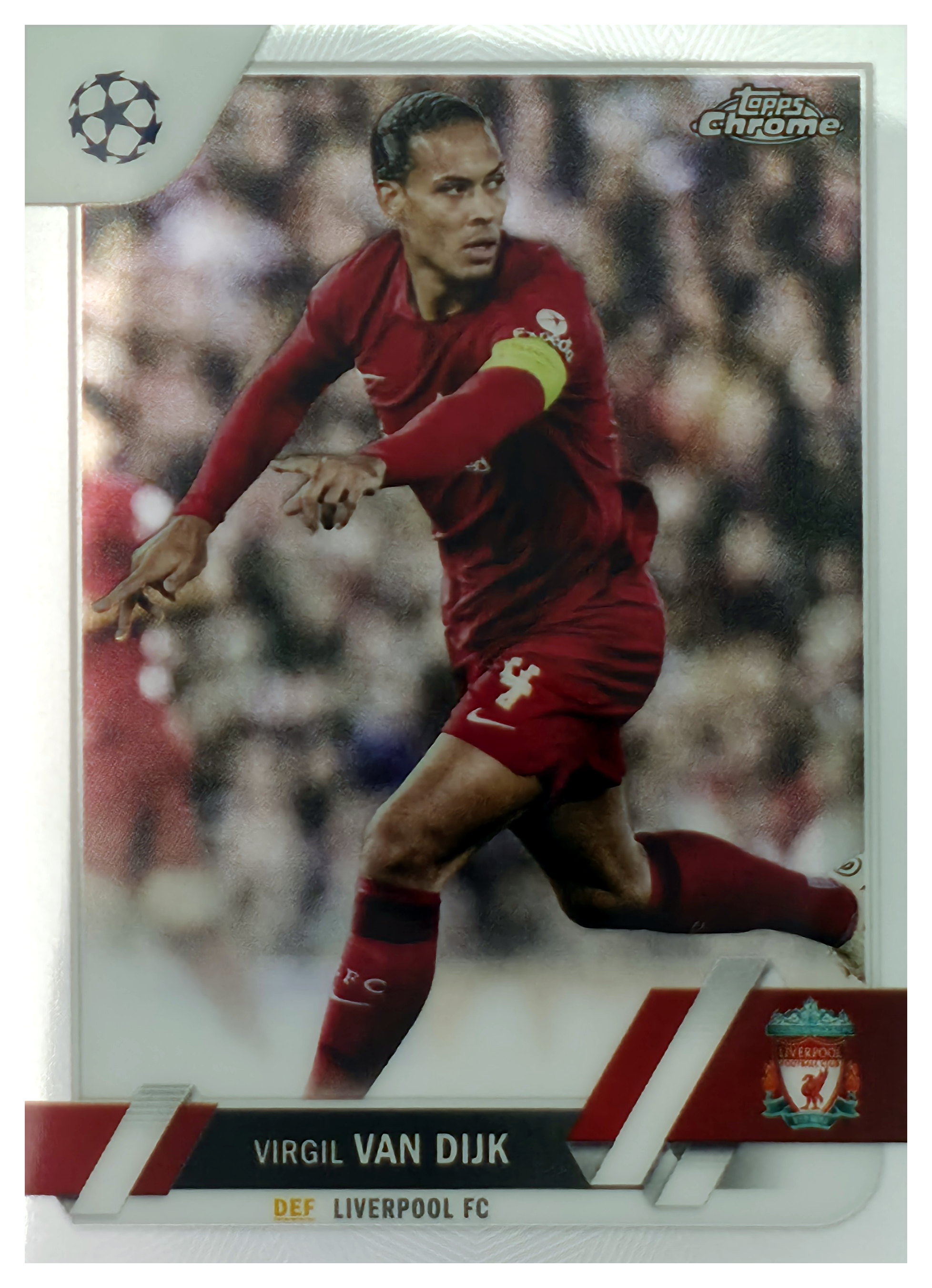 Virgil van Dijk - Topps Chrome UEFA Club Competitions Base Set 2022-23, Nr. 130 (Art.-Nr. SG105838)