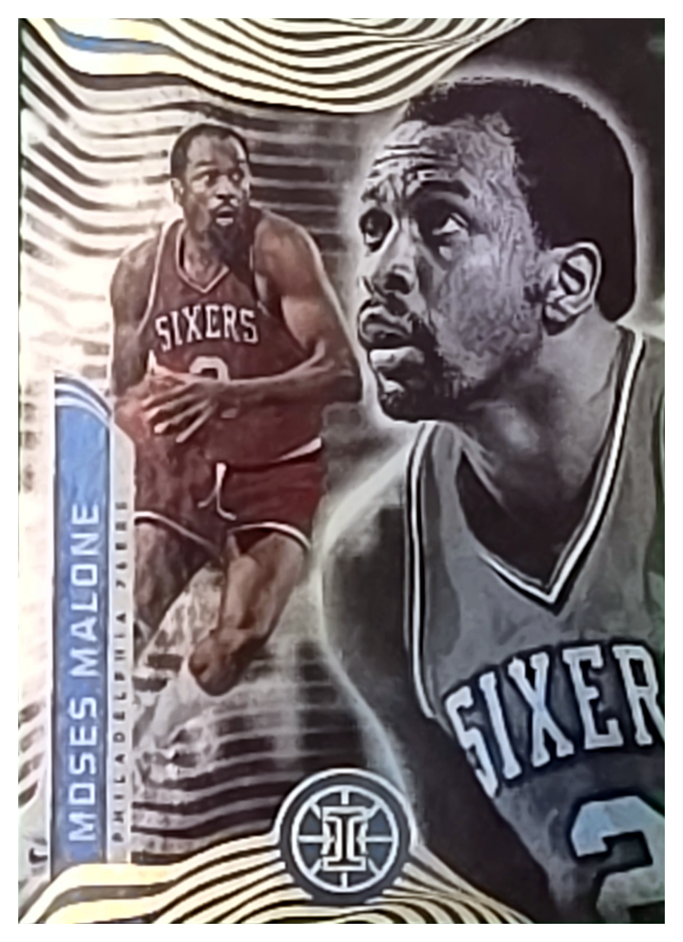 Moses Malone - Panini Illusions Base Set 2021-22, Nr. 132 (Art.-Nr. SG104138)