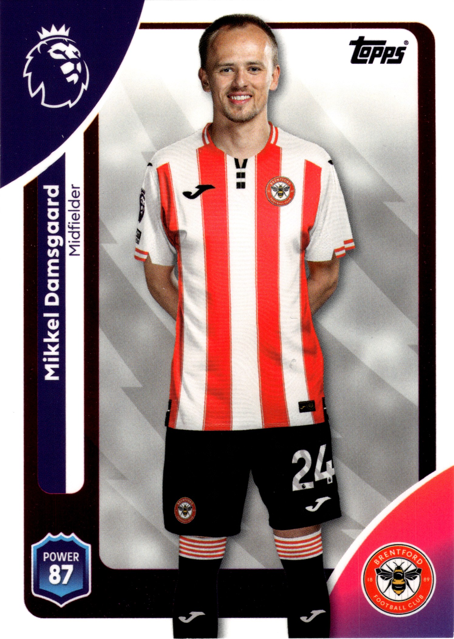 Mikkel Damsgaard - Topps Match Attax Premier League Base Set 2025-26, Nr. 63 (Art.-Nr. SG107857)