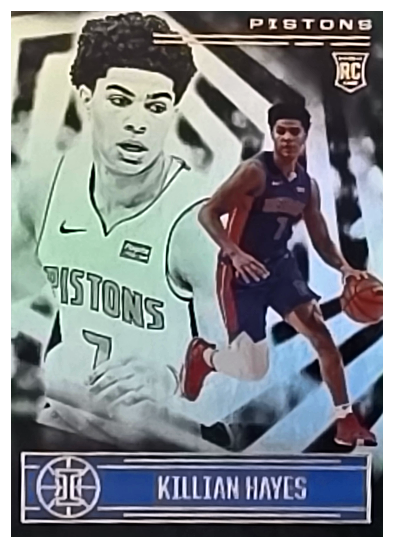 Killian Hayes - Panini Illusions Base Set 2020-21, Nr. 177 – Rookie Card (Art.-Nr. SG104492)
