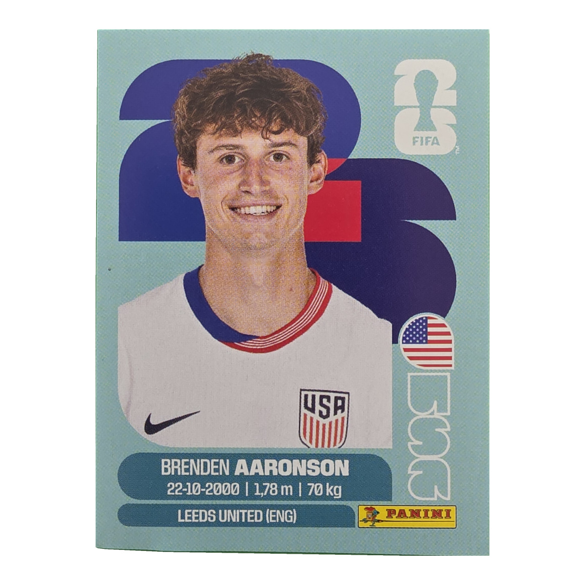 Brenden Aaronson - USA, FIFA WM 2026, Nr. USA17