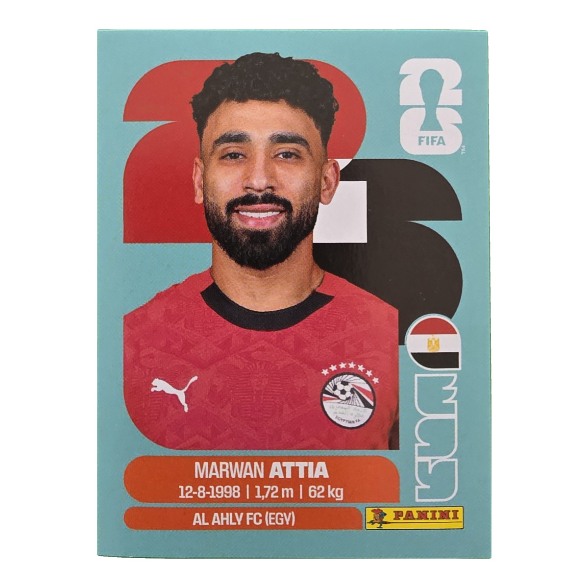 Marwan Attia - Ägypten, FIFA WM 2026, Nr. EGY10