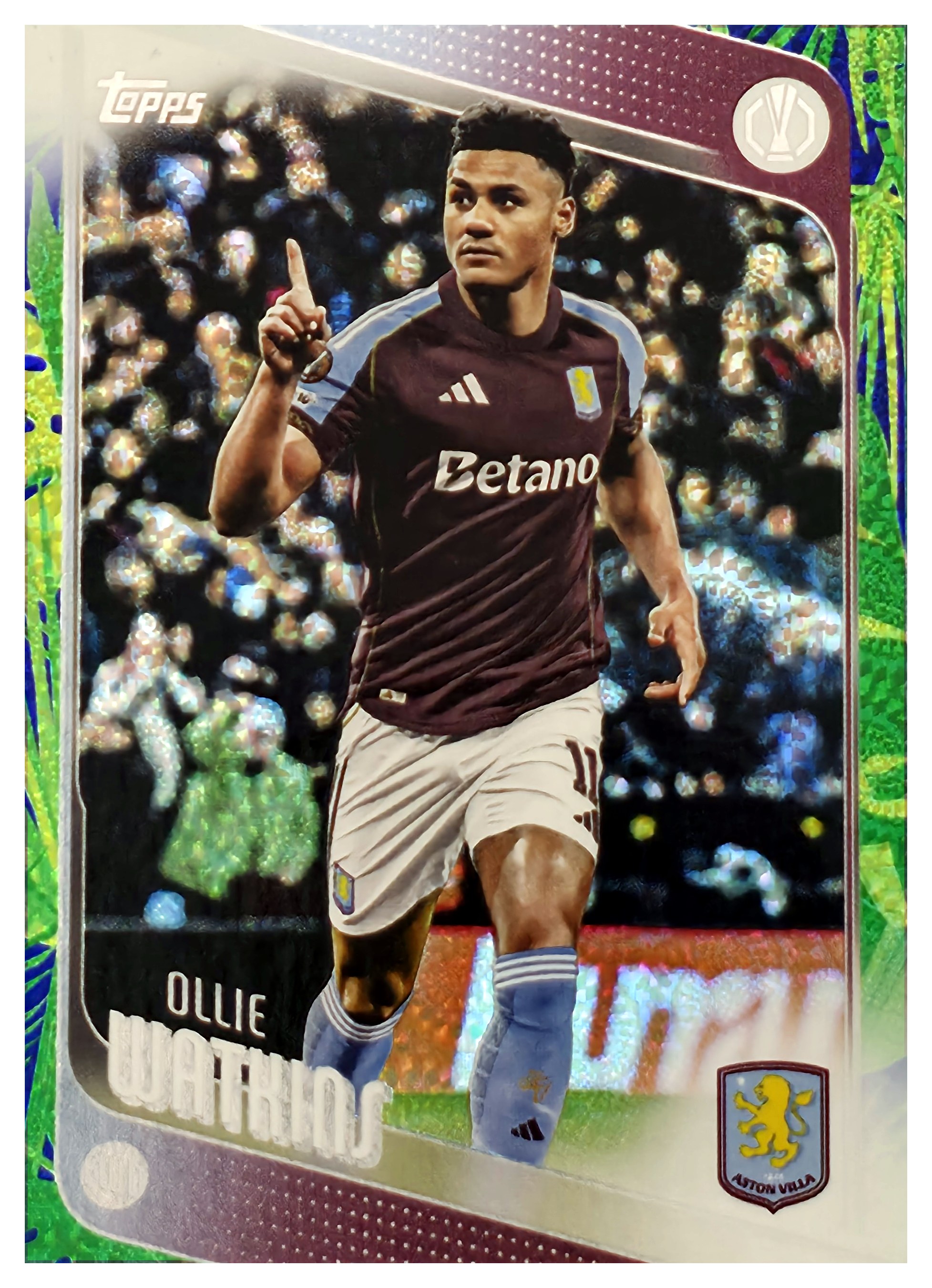Ollie Watkins - Topps UEFA Club Competitions Base Set 2025-26, Nr. 124 – Diamante