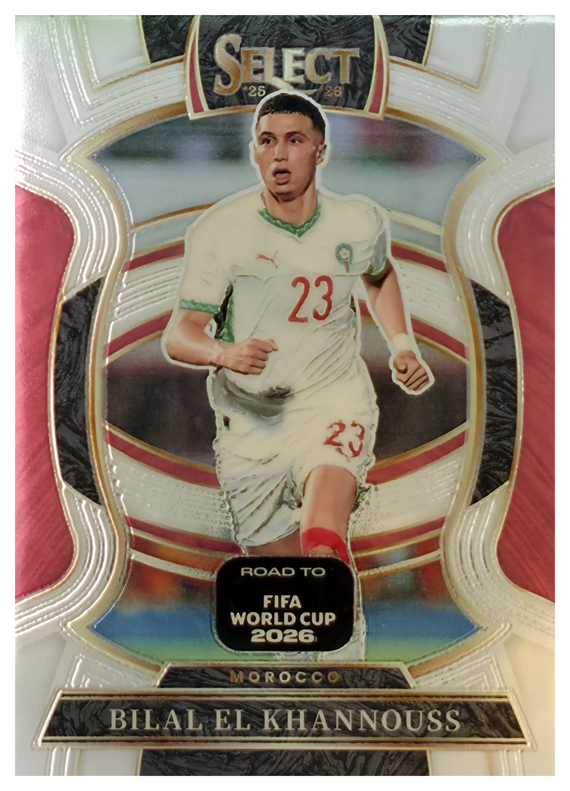 Bilal El Khannouss - Panini Select FIFA Road to World Cup Terrace 2025-26, Nr. 53 (Art.-Nr. SG109400)