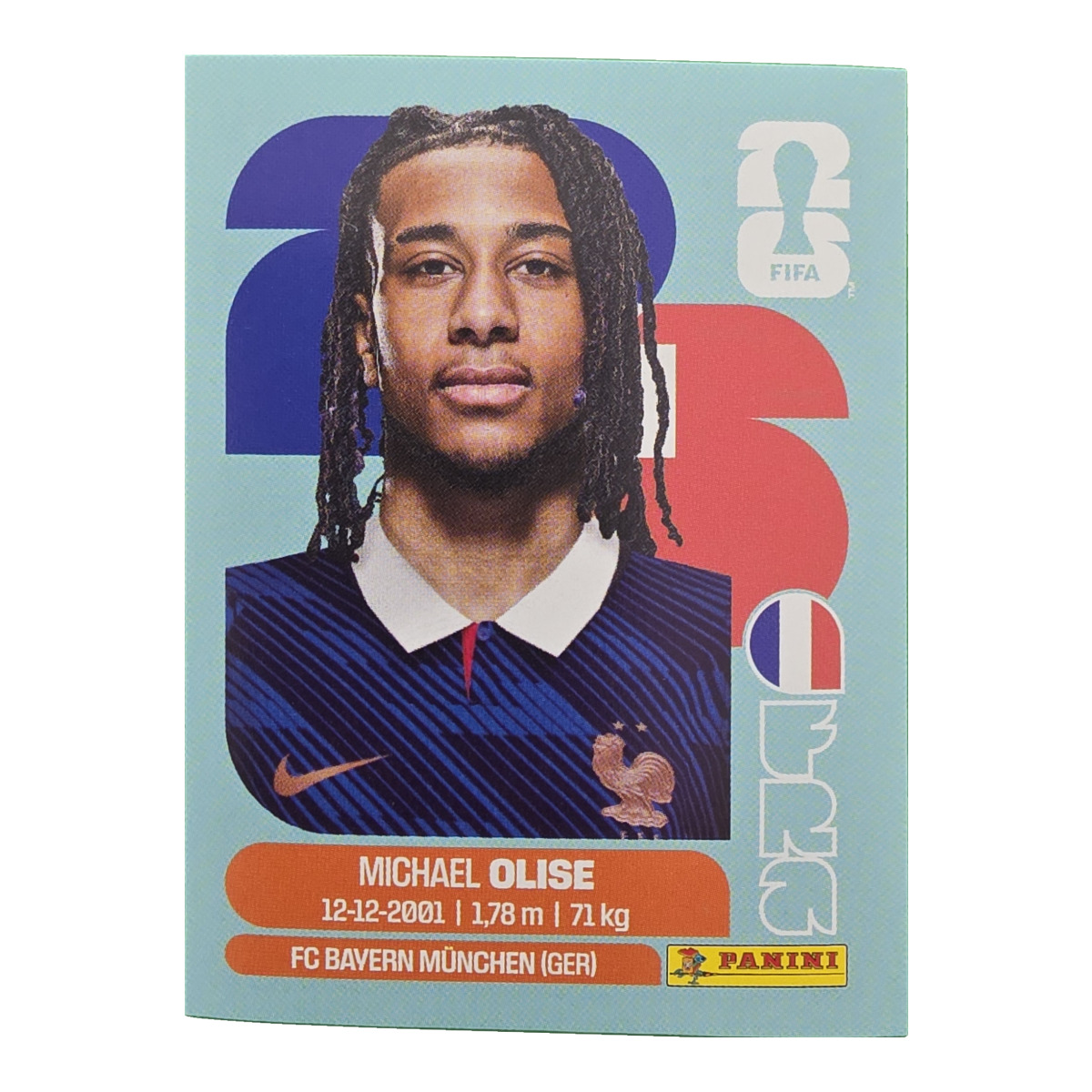 Michael Olise - Frankreich, FIFA WM 2026, Nr. FRA14