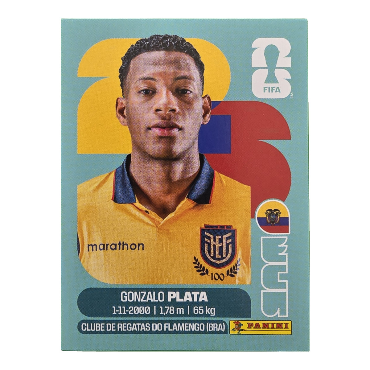 Gonzalo Plata - Ecuador, FIFA WM 2026, Nr. ECU16