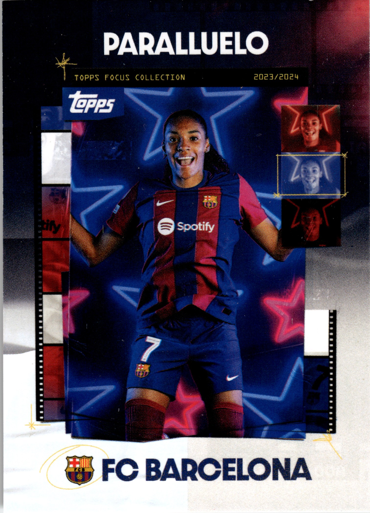Salma Paralluelo - Topps Focus FC Barcelona Base Set 2023-24, Nr. 40 (Art.-Nr. SG110052)