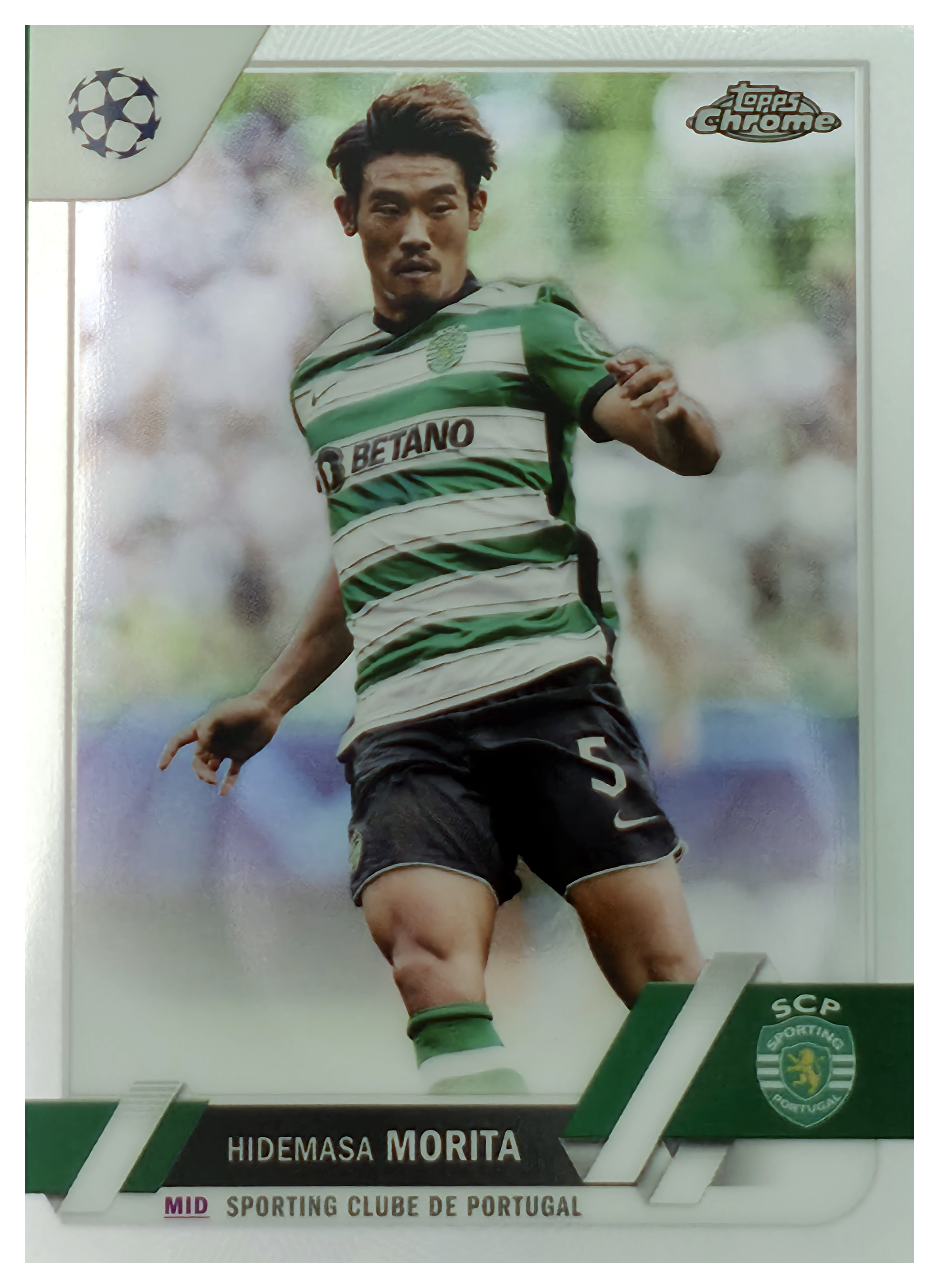Hidemasa Morita - Topps Chrome UEFA Club Competitions Base Set 2022-23, Nr. 152 (Art.-Nr. SG105835)