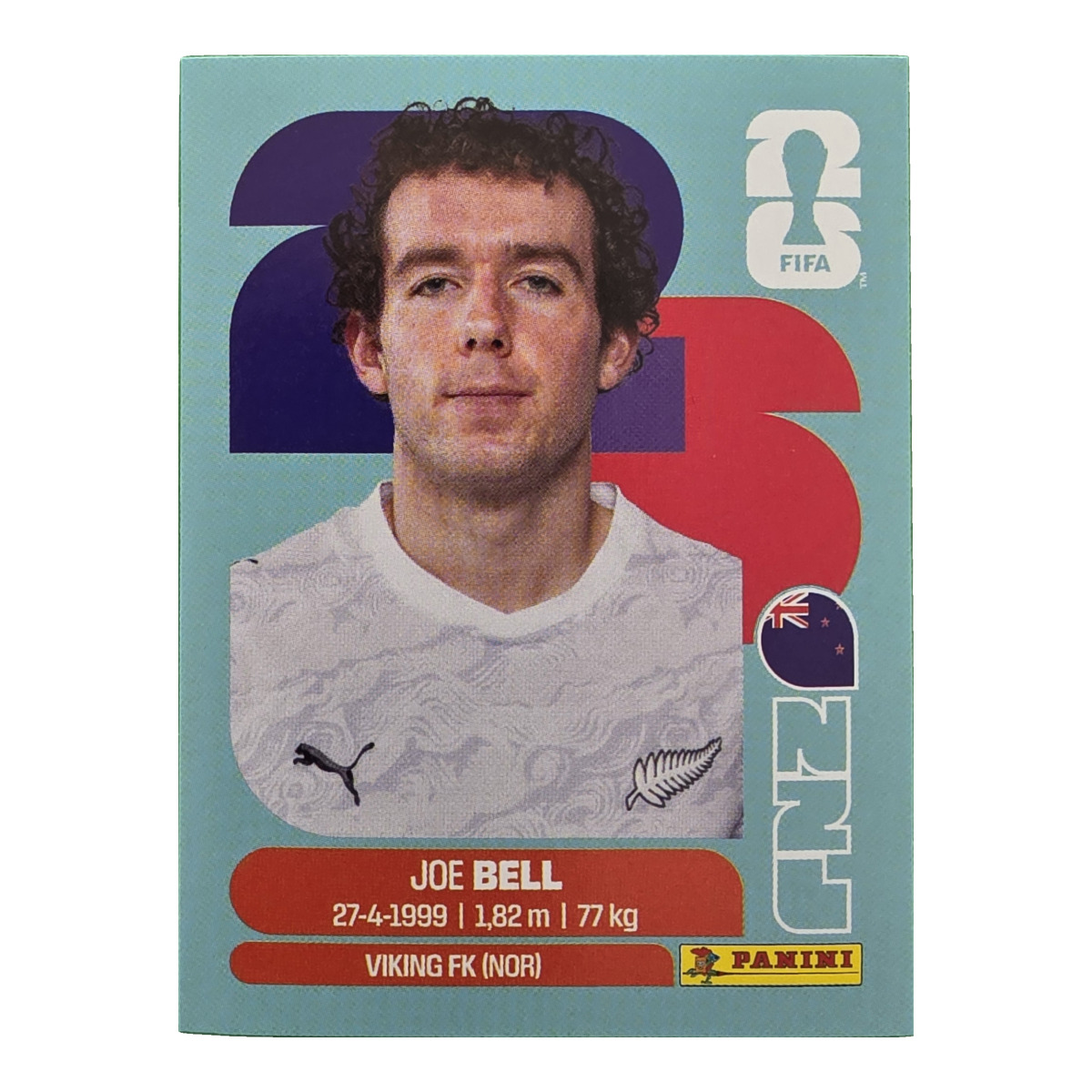 Joe Bell - Neuseeland, FIFA WM 2026, Nr. NZL10