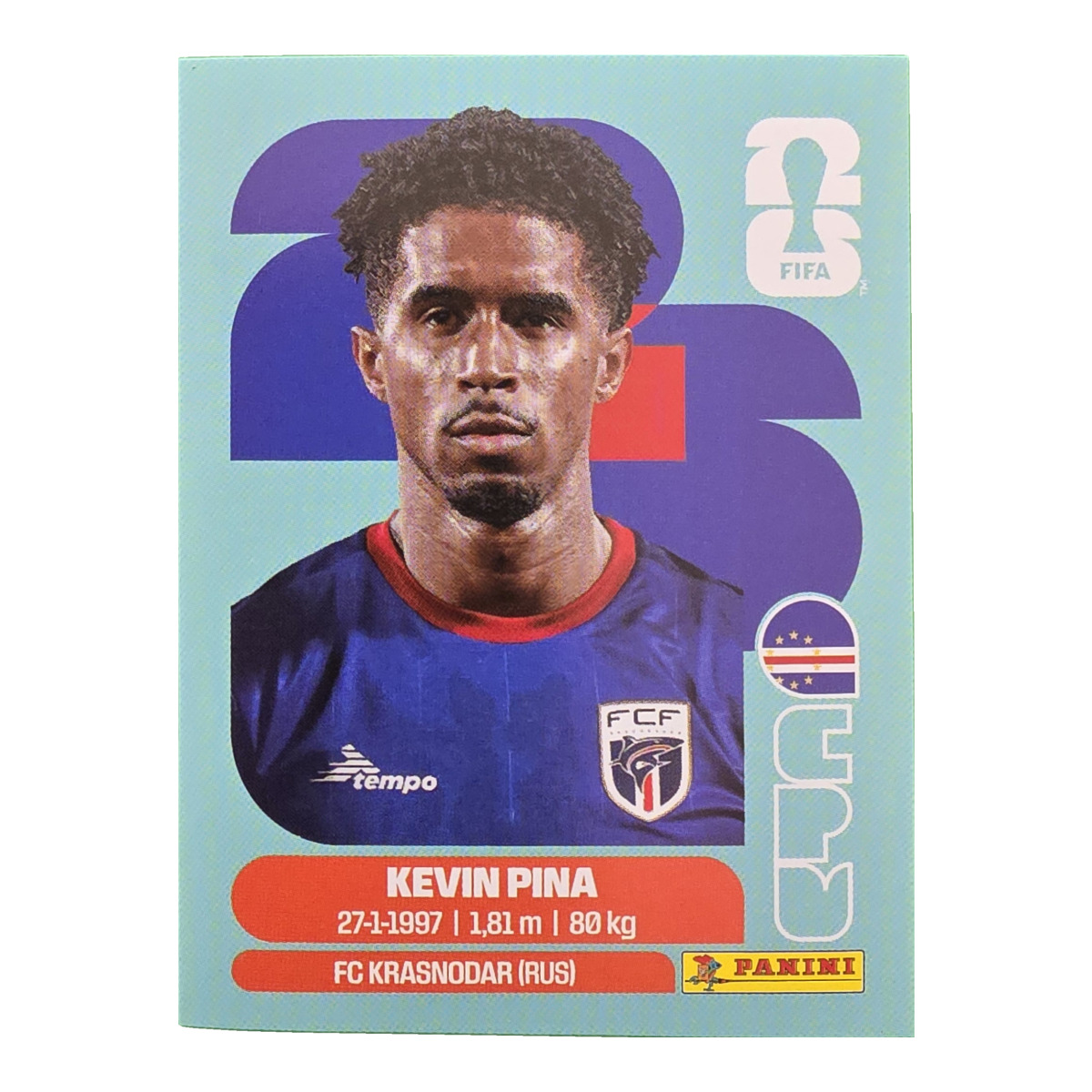 Kevin Pina - Kap Verde, FIFA WM 2026, Nr. CPV10